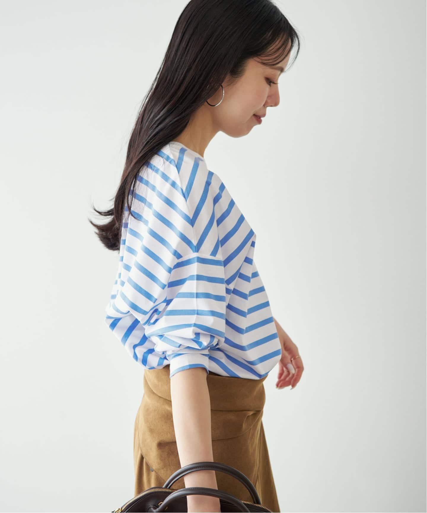【R’IAM】FEMININE ボーダー Tシャツ Plage(プラージュ)の「【R'IAM】FEMININE ボーダー Tシャツ3◇」 - PARTE