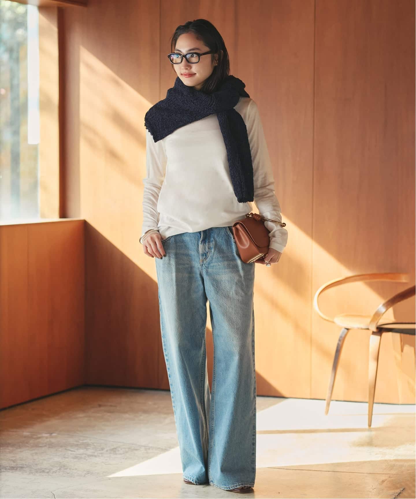 loose fit nuance long Tシャツ（Tシャツ／カットソー）｜Plage