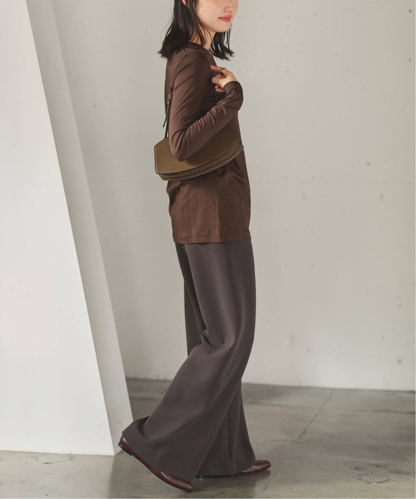 loose fit nuance long Tシャツ（Tシャツ／カットソー）｜Plage