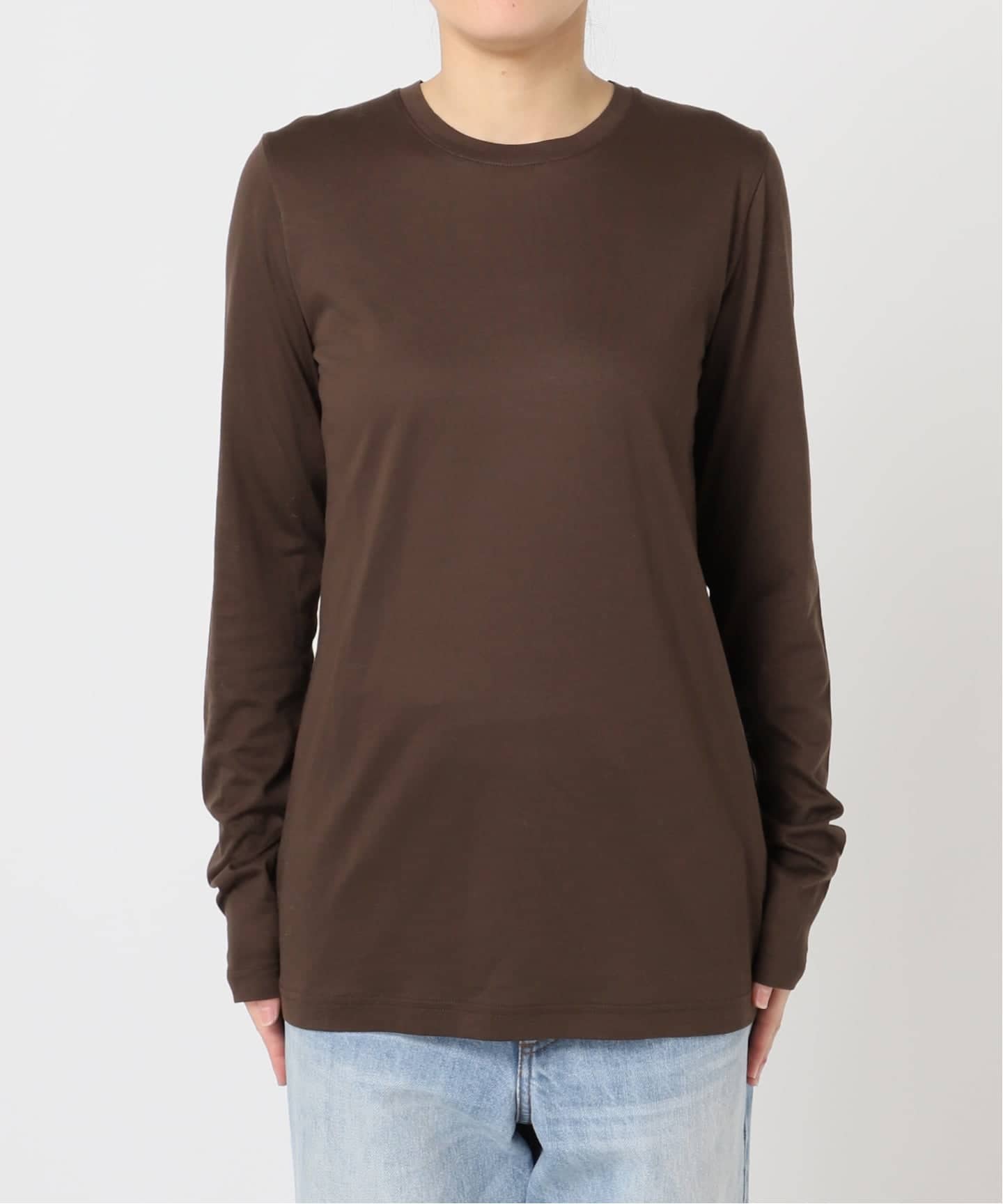 loose fit nuance long Tシャツ（Tシャツ／カットソー）｜Plage