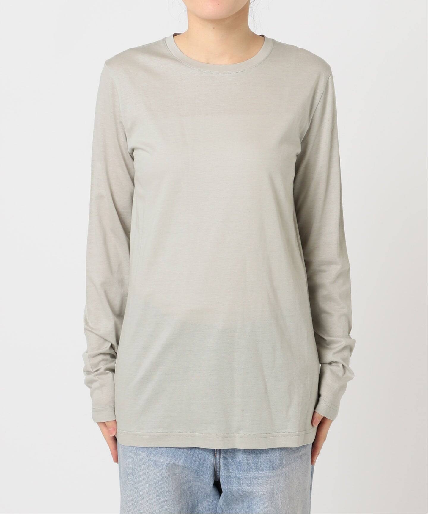 loose fit nuance long Tシャツ（Tシャツ／カットソー）｜Plage