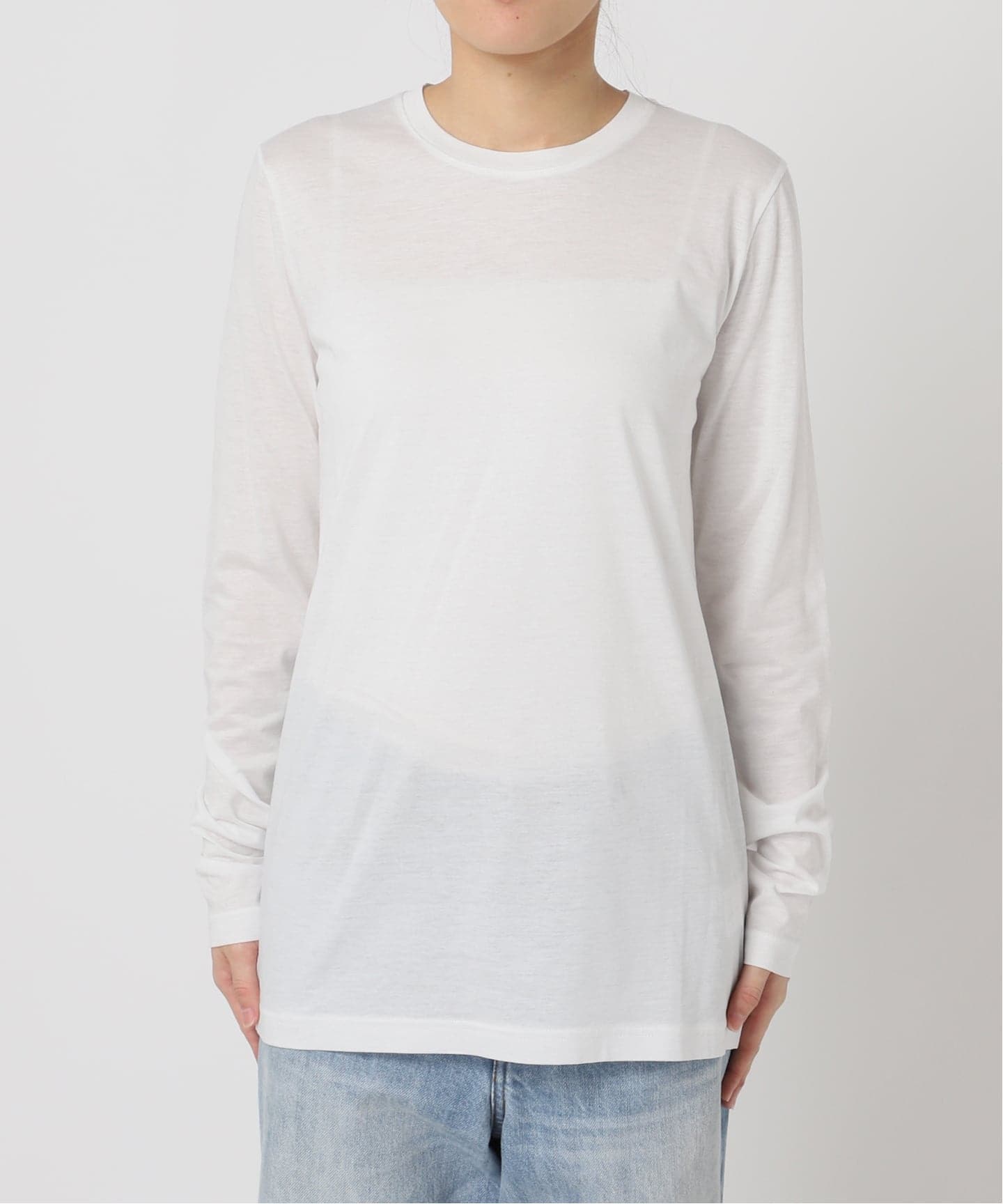 loose fit nuance long Tシャツ（Tシャツ／カットソー）｜Plage