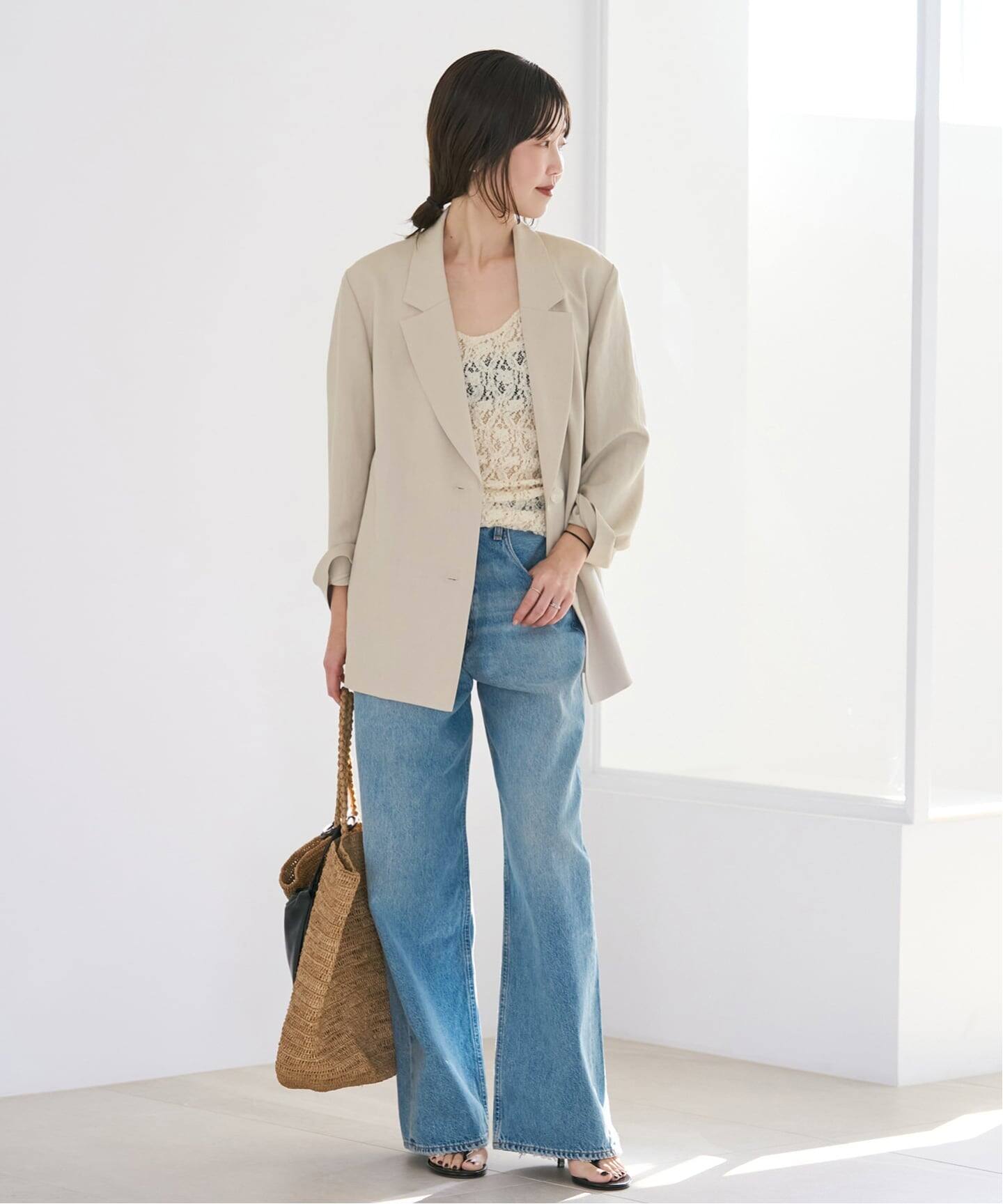 stretch lace タンクトップ（タンクトップ）｜Plage（プラージュ）の 