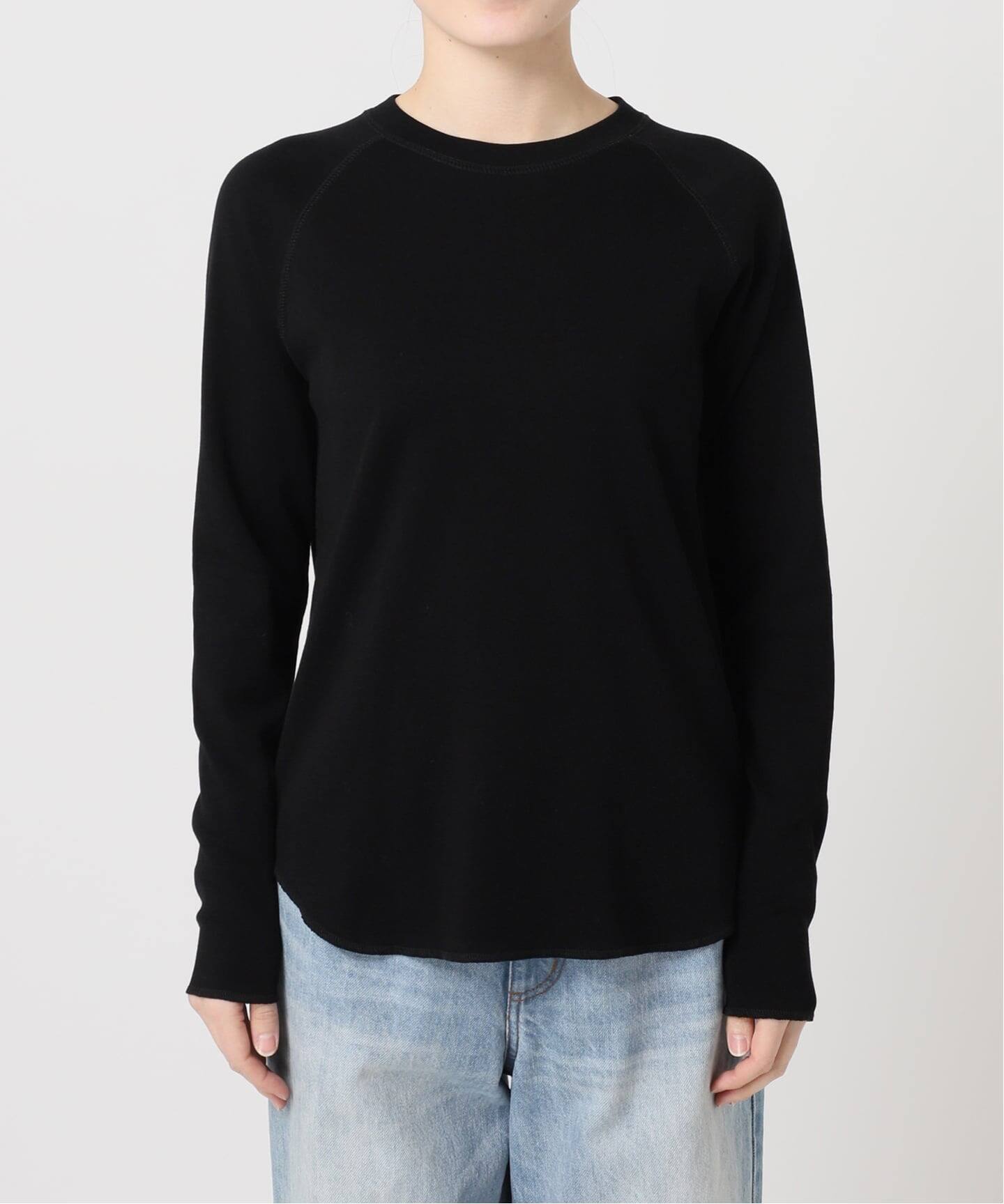 プラージュ premium フライス long Tシャツ 長袖 黒 追加》premiumフライス long Tシャツ（Tシャツ／カットソー）｜Plage