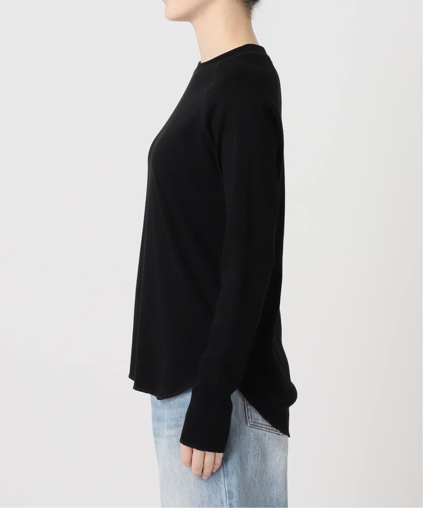 mmmplage プレミアムフライスロングＴシャツ ホワイト 新品未使用 追加》premiumフライス long Tシャツ（Tシャツ／カットソー）｜Plage