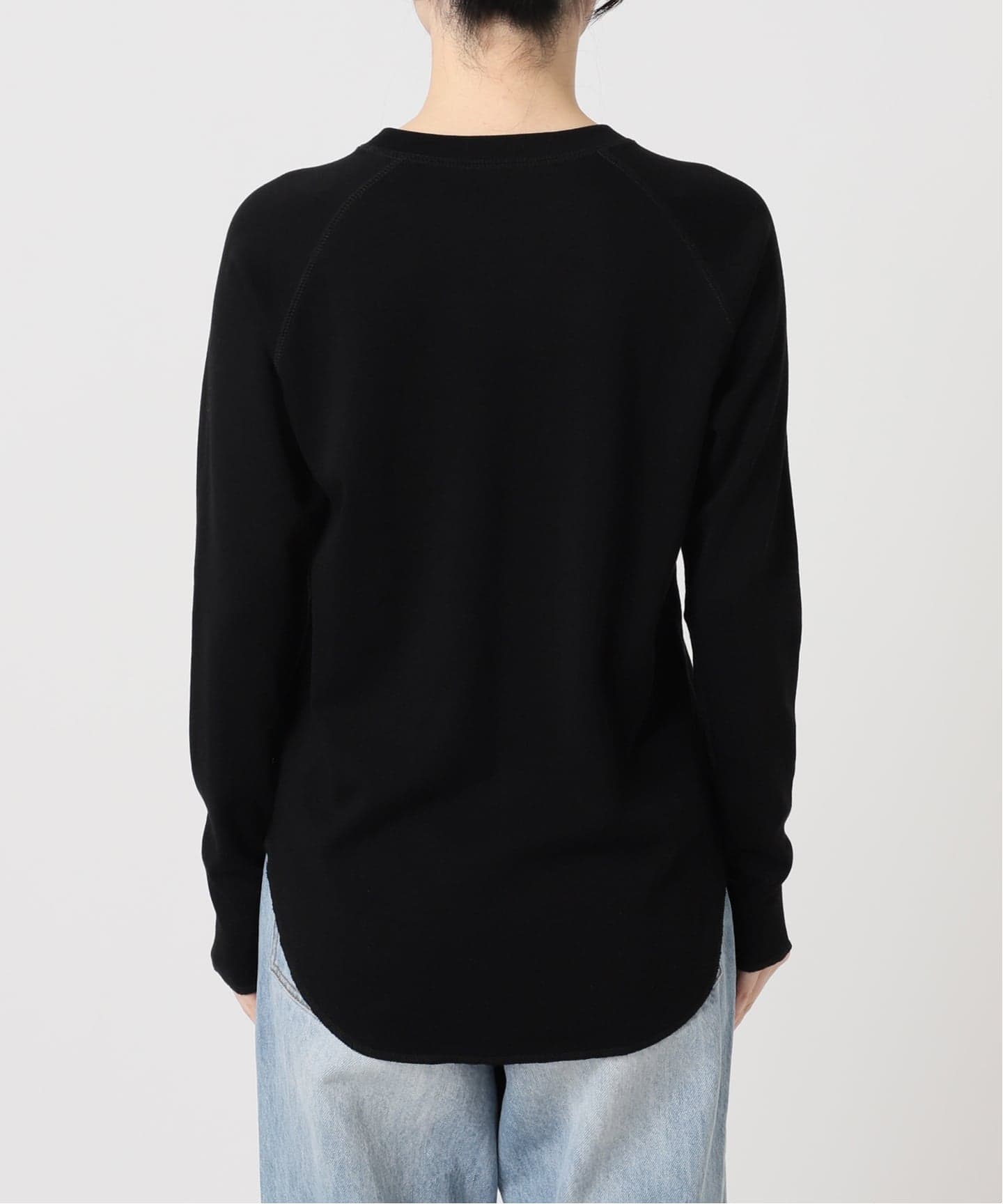 新品タグ付き 即完売 プラージュ premiumフライスlongTシャツブラック 追加》premiumフライス long Tシャツ（Tシャツ／カットソー）｜Plage