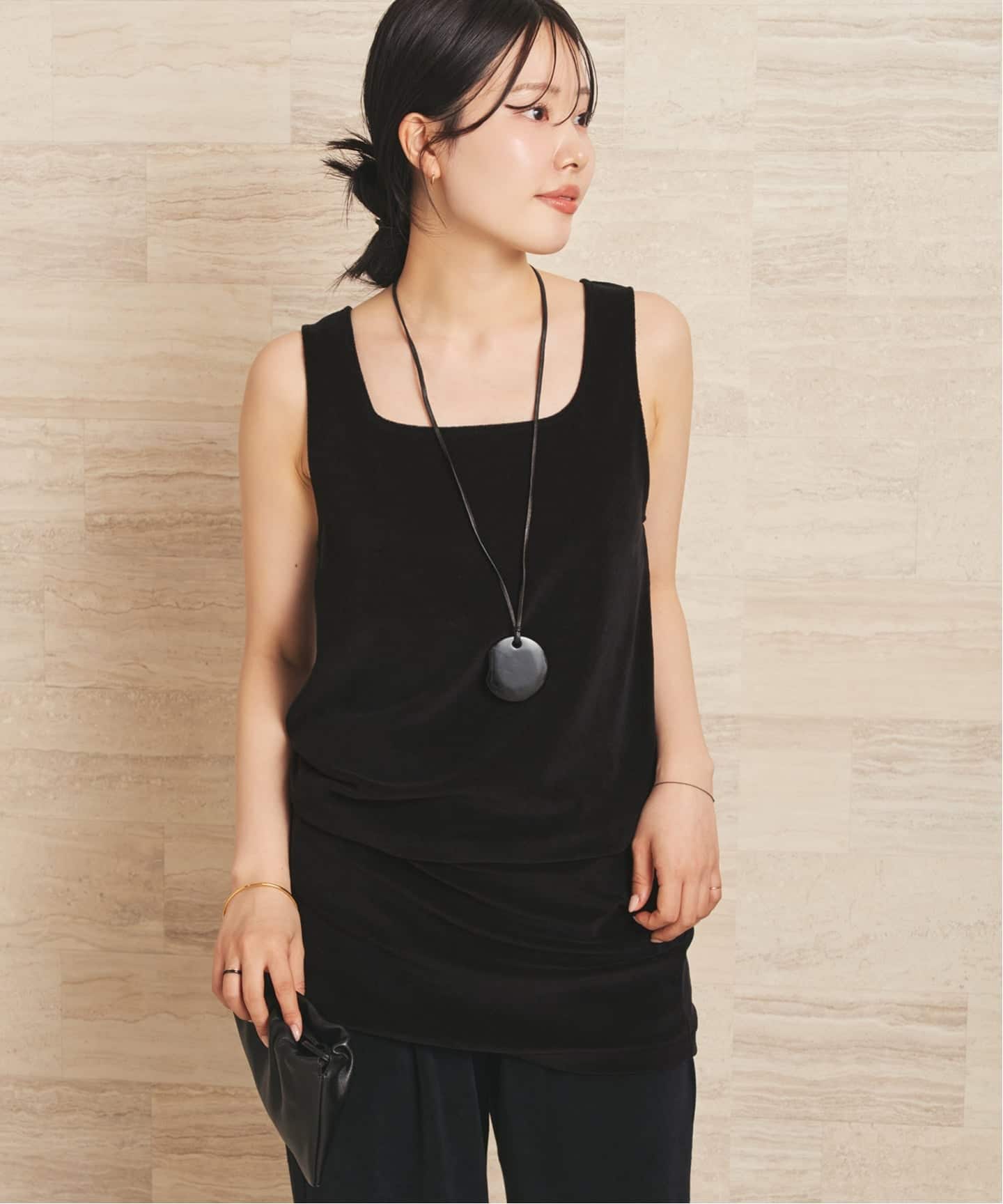 Pile long チュニック（Tシャツ／カットソー）｜Plage（プラージュ）の