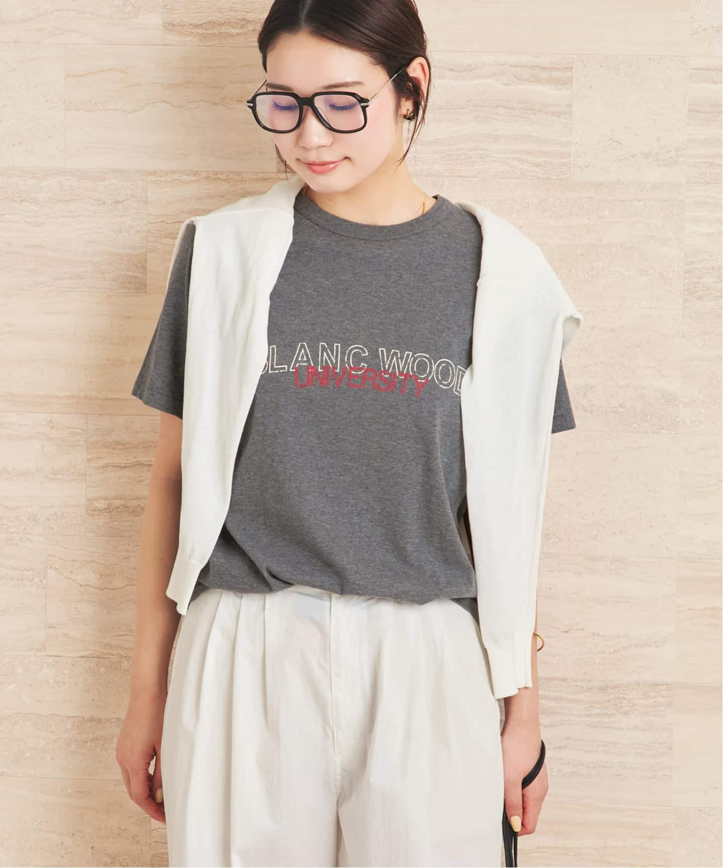 organic cotton graphic Tシャツ（Tシャツ／カットソー）｜Plage