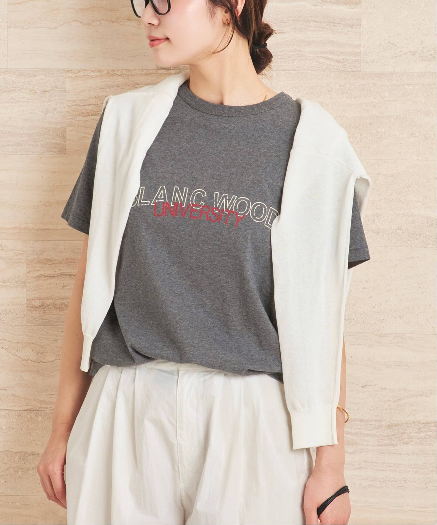 organic cotton graphic Tシャツ（Tシャツ／カットソー）｜Plage