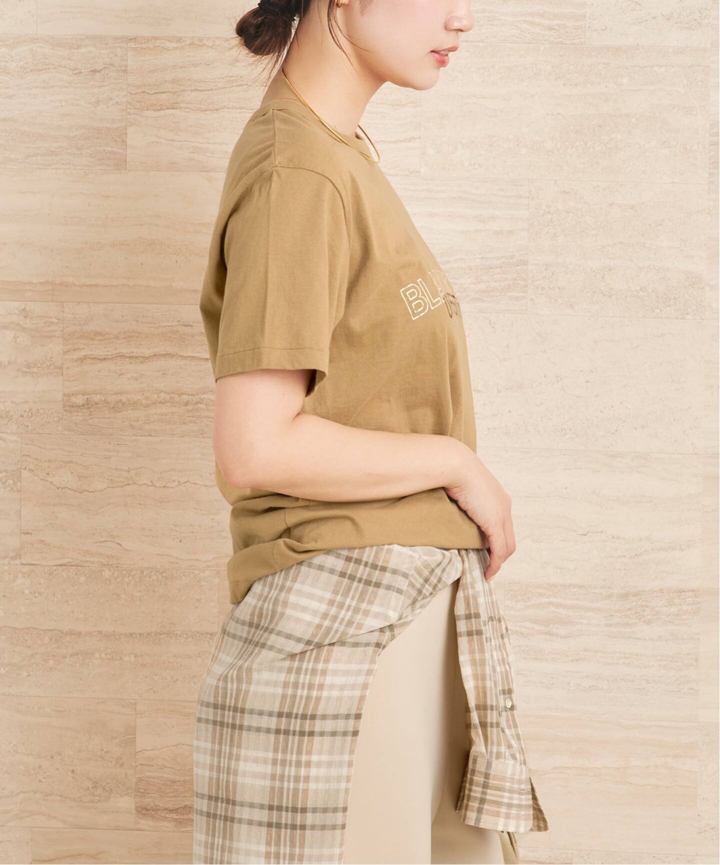 organic cotton graphic Tシャツ（Tシャツ／カットソー）｜Plage