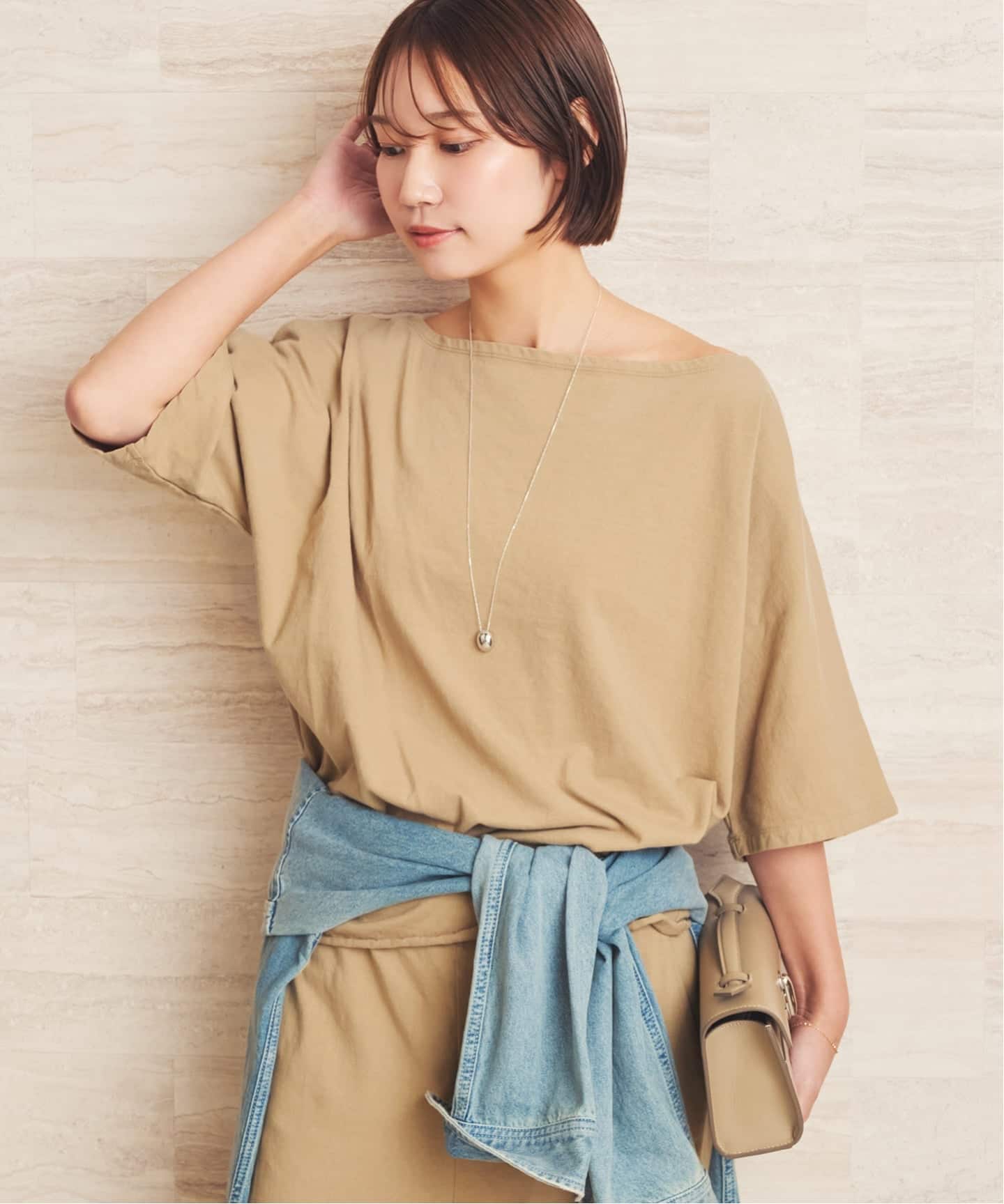 twist jersey Tシャツ（Tシャツ／カットソー）｜Plage（プラージュ）の