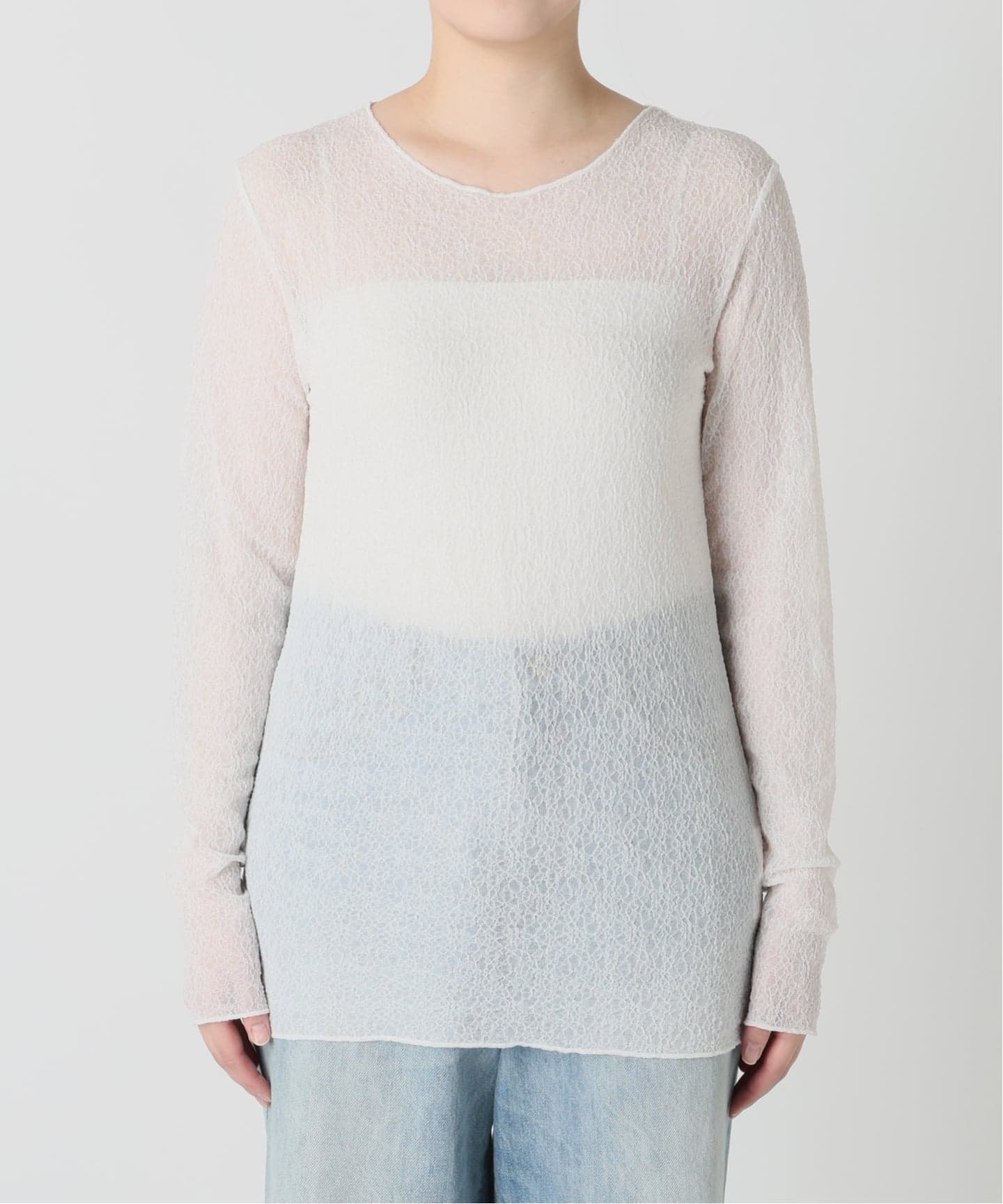 mesh lacy プルオーバー（Tシャツ／カットソー）｜Plage（プラージュ