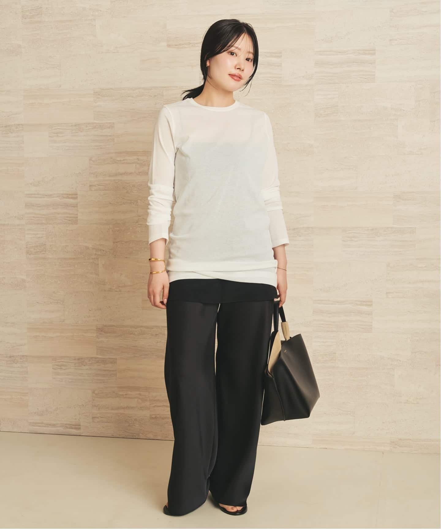 追加》LIGHT SHEER LONG Tシャツ 2（Tシャツ／カットソー）｜Plage