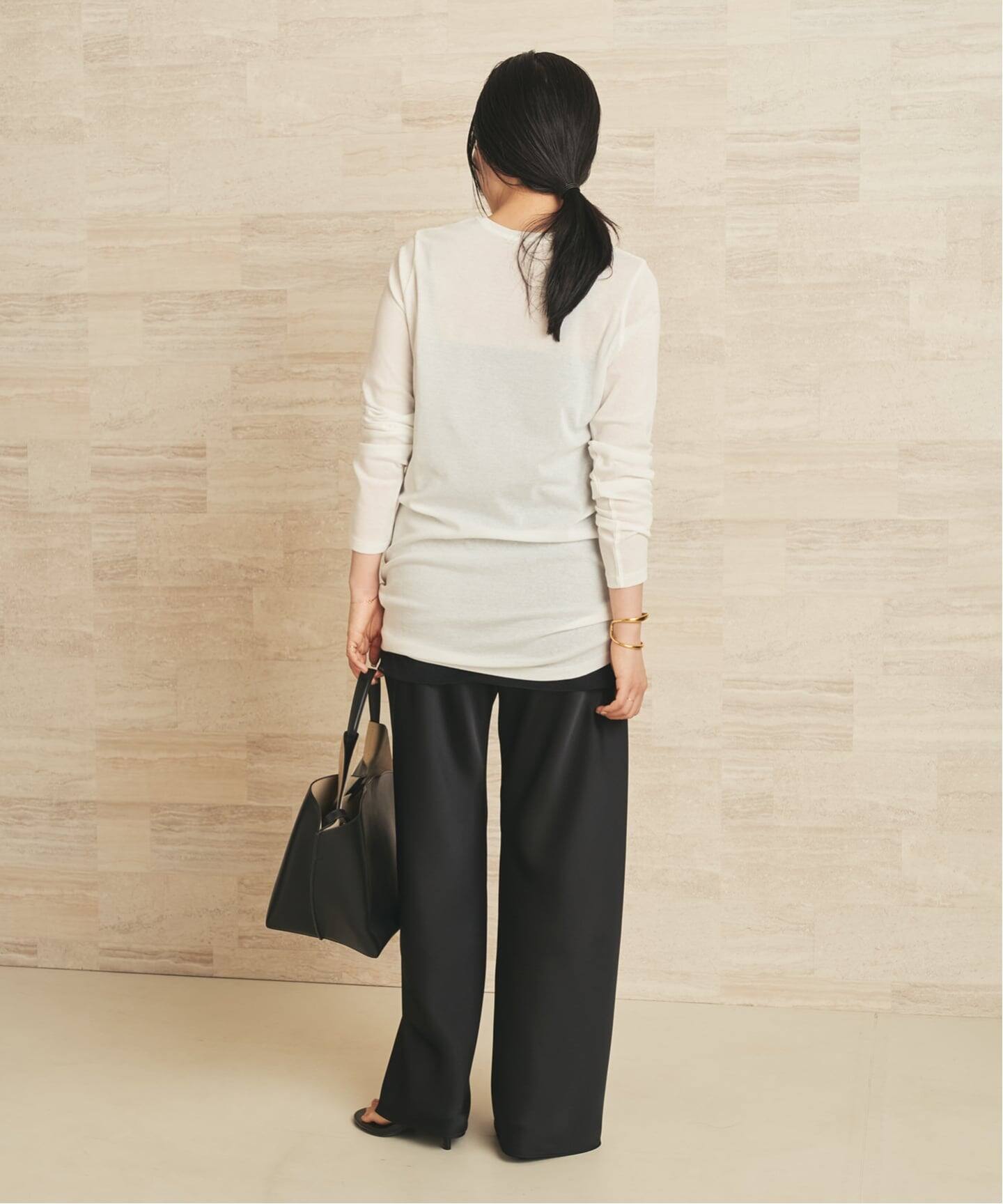 追加》LIGHT SHEER LONG Tシャツ 2（Tシャツ／カットソー）｜Plage