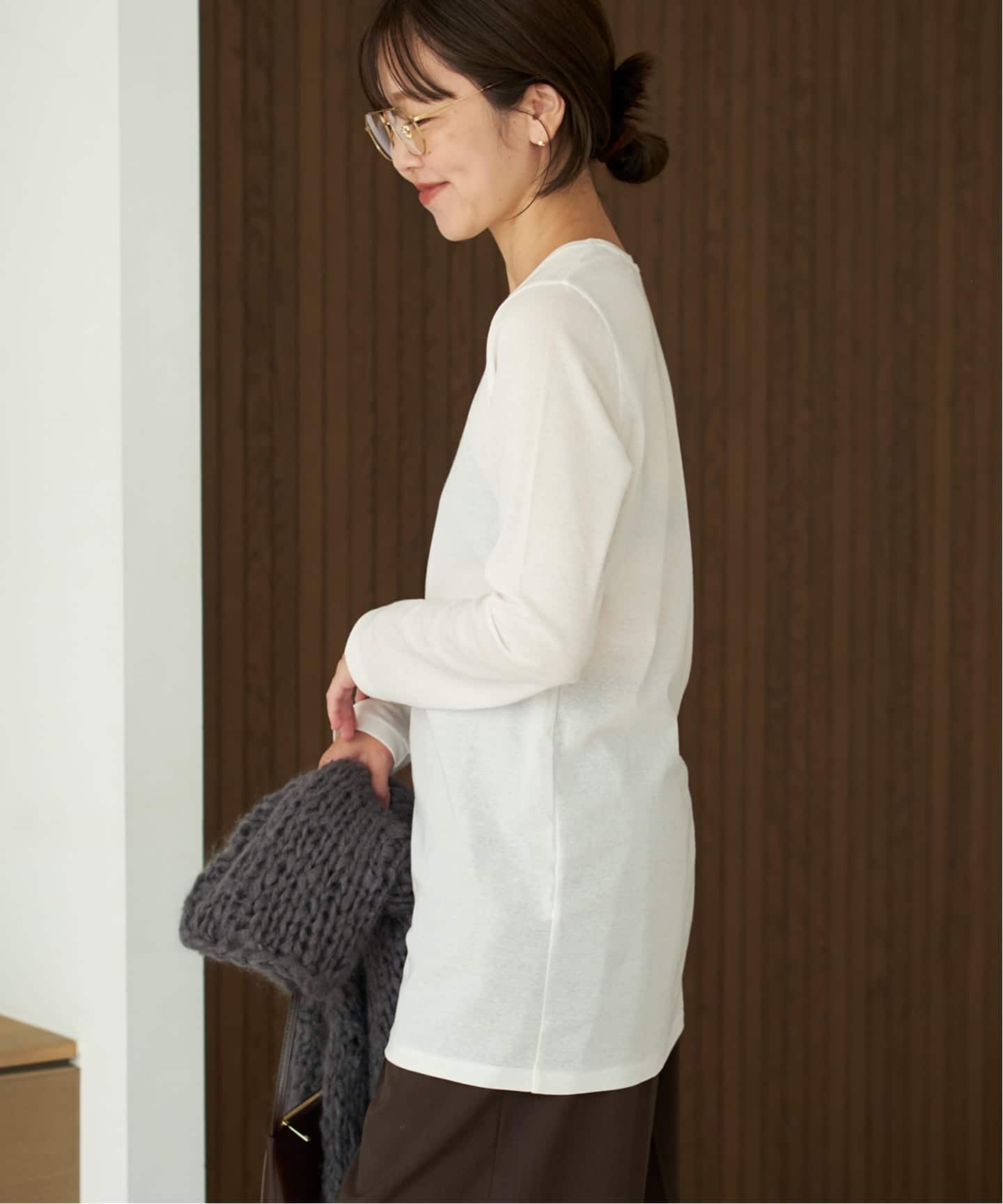 追加》LIGHT SHEER LONG Tシャツ 2（Tシャツ／カットソー）｜Plage