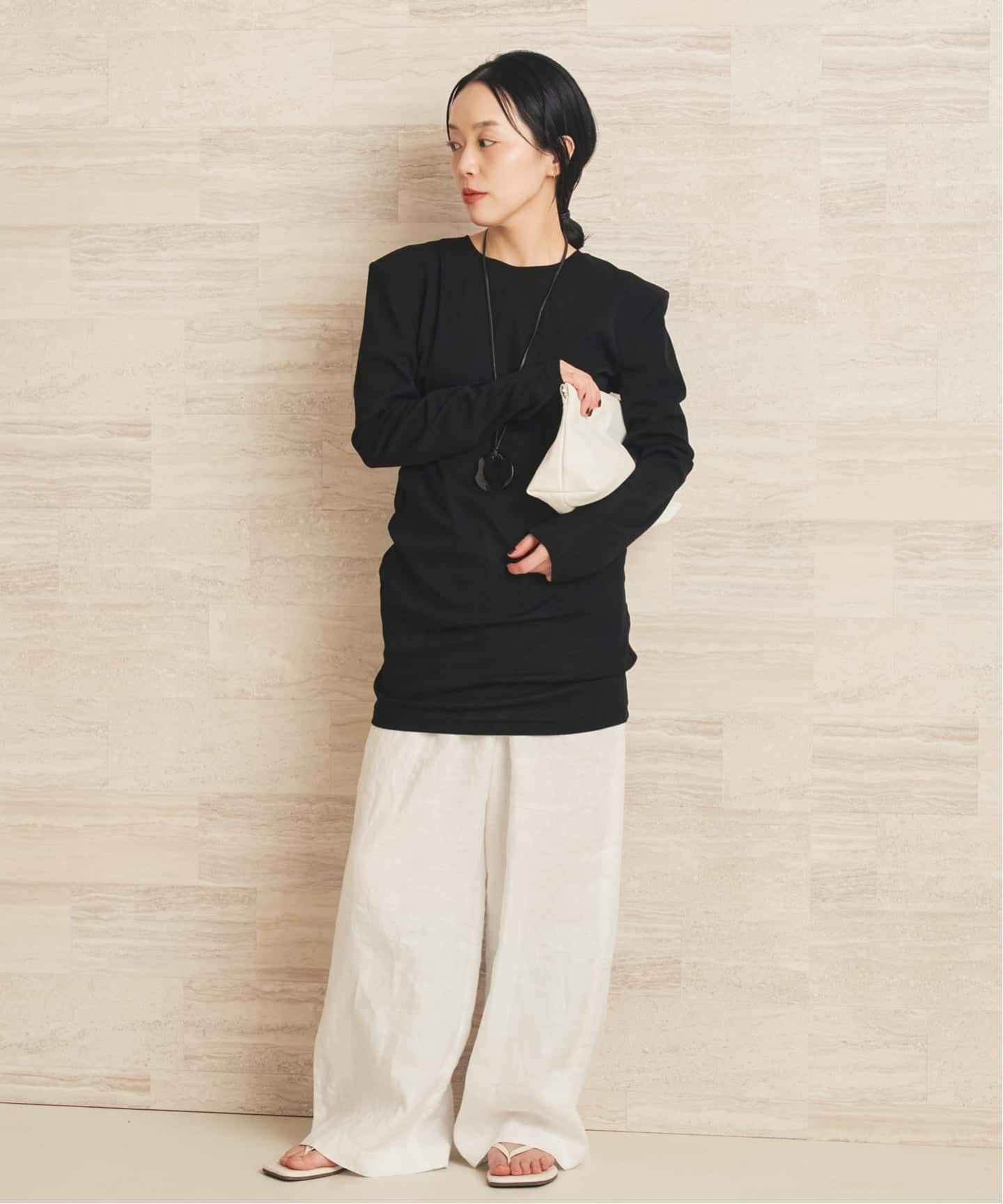 追加》SQUARE SHOULDER Tシャツ 2（Tシャツ／カットソー）｜Plage
