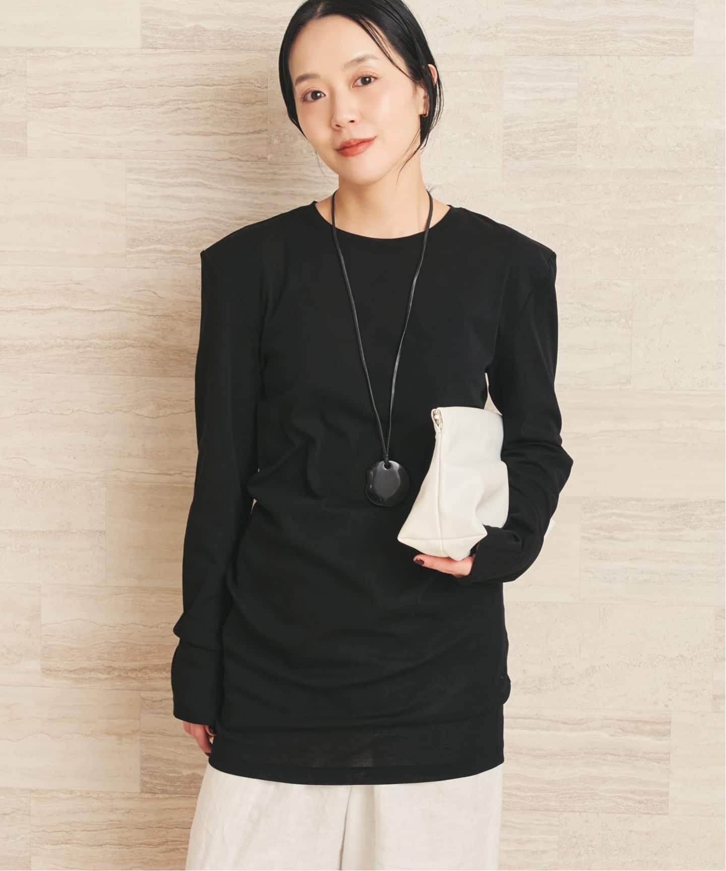 追加》SQUARE SHOULDER Tシャツ 2（Tシャツ／カットソー）｜Plage