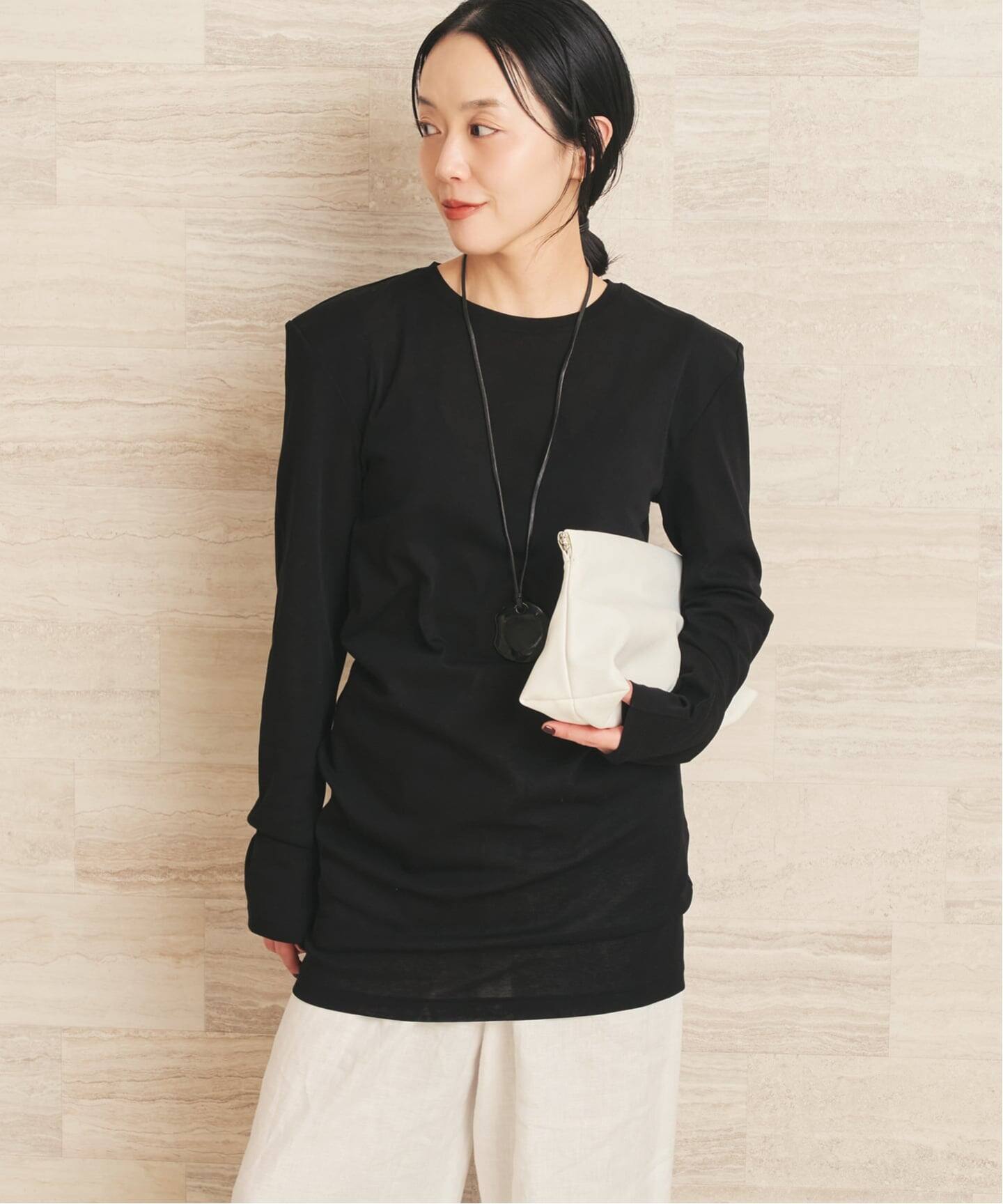 追加》SQUARE SHOULDER Tシャツ 2（Tシャツ／カットソー）｜Plage