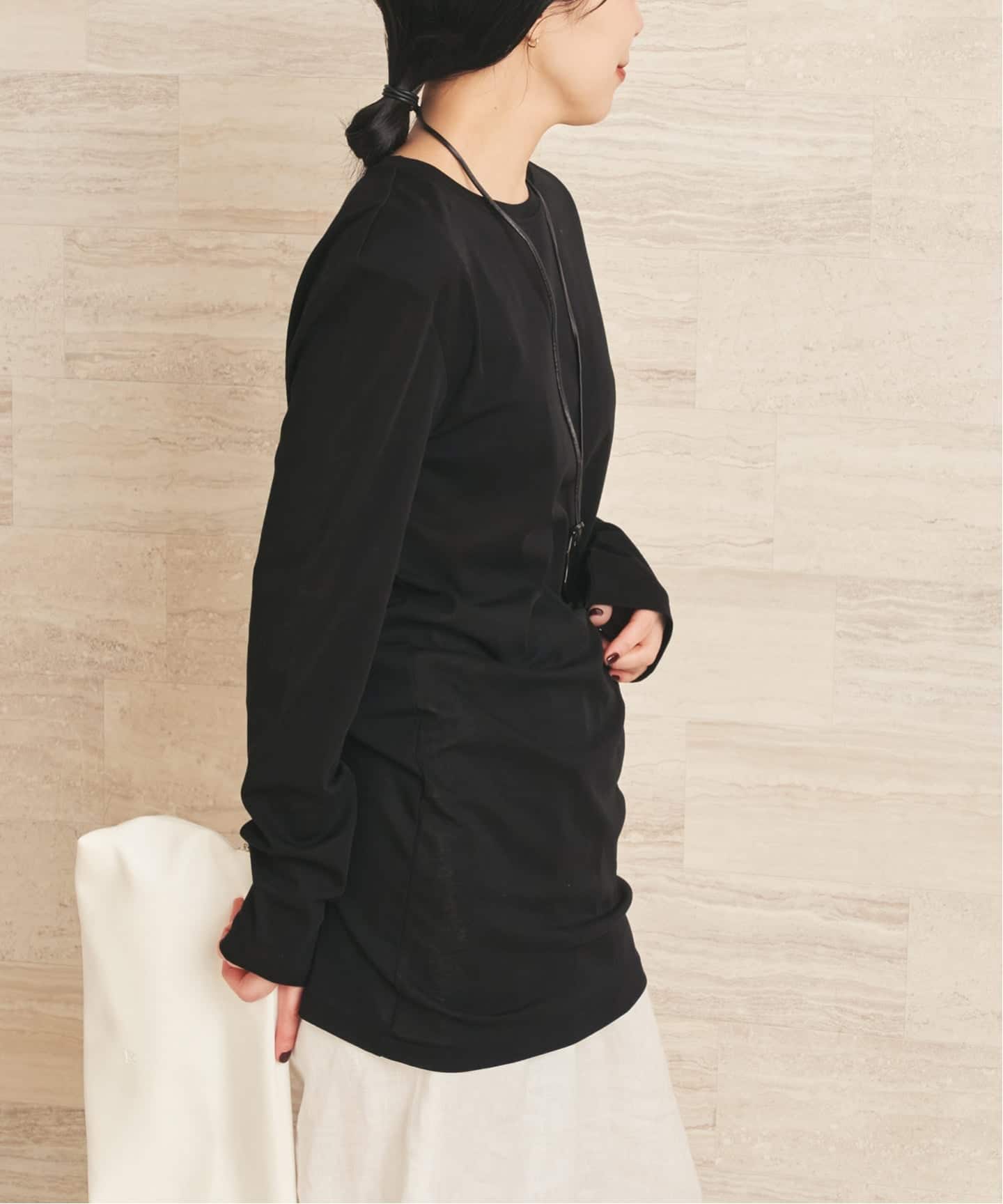 plage SQUARE SHOULDER Tシャツ 追加予約》SQUARE SHOULDER Tシャツ 2（Tシャツ／カットソー）｜Plage