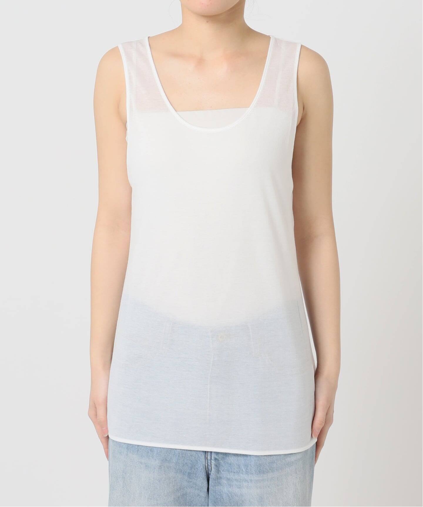 Plage sheer タンク　ベージュ 博多店・WEB限定》sheer タンク（タンクトップ）｜Plage（プラージュ