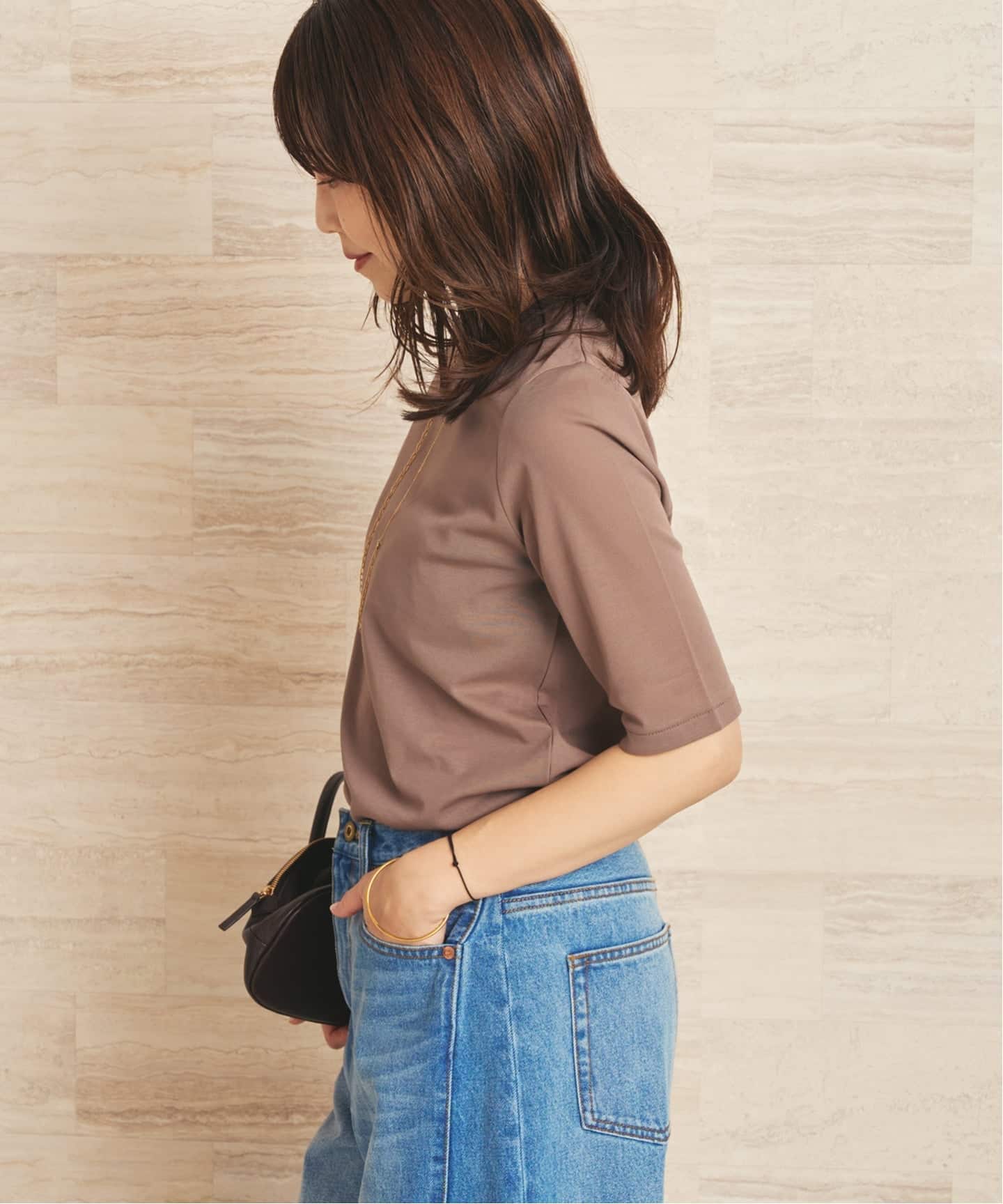 一部店舗・WEB限定》LIGHT SHEER ハーフスリーブ Tシャツ（Tシャツ