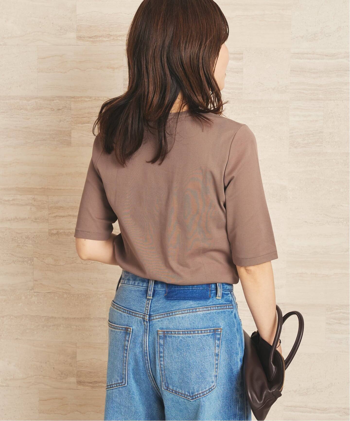 一部店舗・WEB限定》LIGHT SHEER ハーフスリーブ Tシャツ（Tシャツ