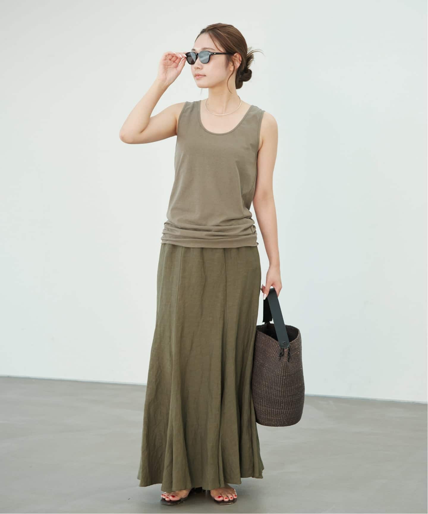 Jersey サイドタックトップス（Tシャツ／カットソー）｜Plage