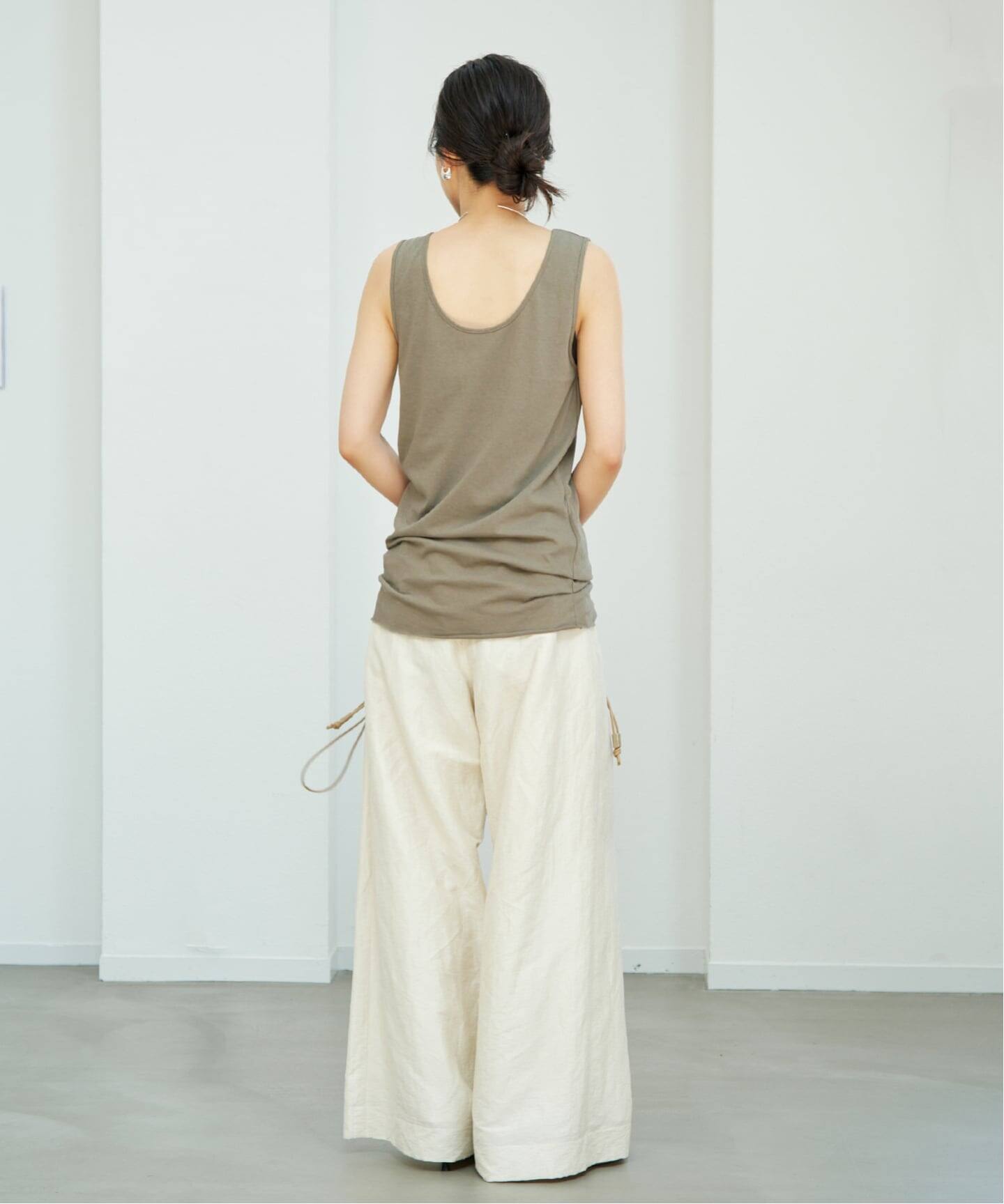 Jersey サイドタックトップス（Tシャツ／カットソー）｜Plage
