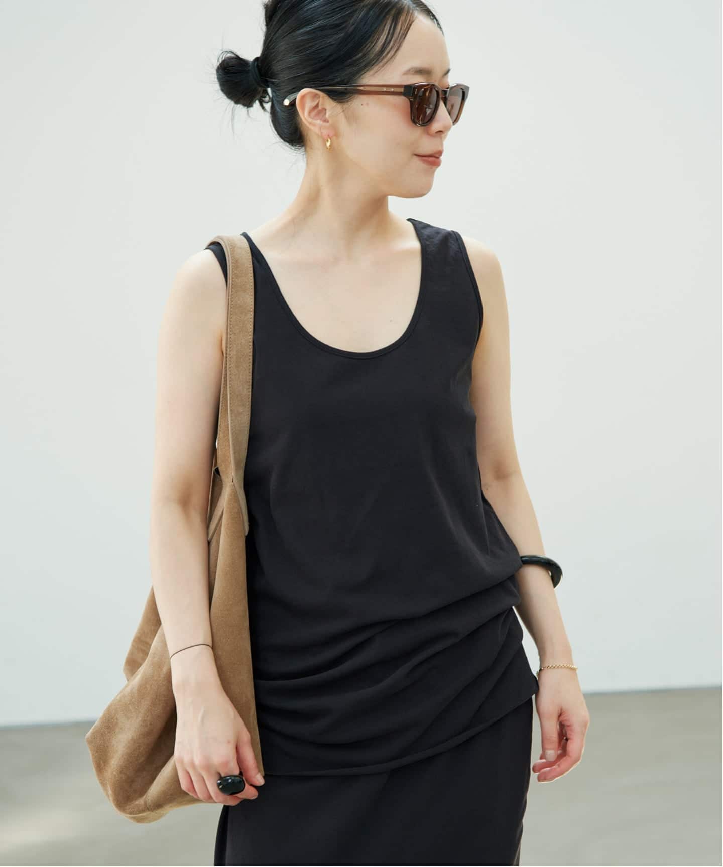 プラージュ　トップス Jersey サイドタックトップス（Tシャツ／カットソー）｜Plage