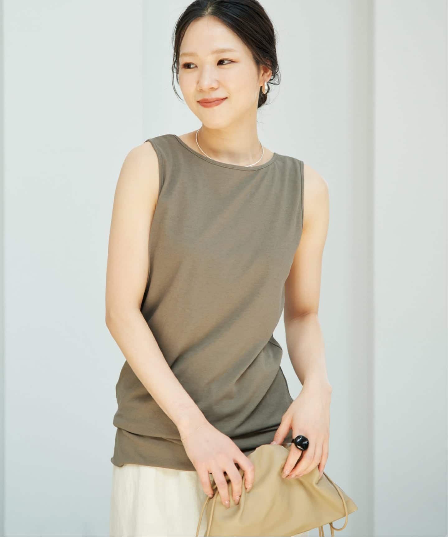 プラージュ　トップス Jersey サイドタックトップス（Tシャツ／カットソー）｜Plage