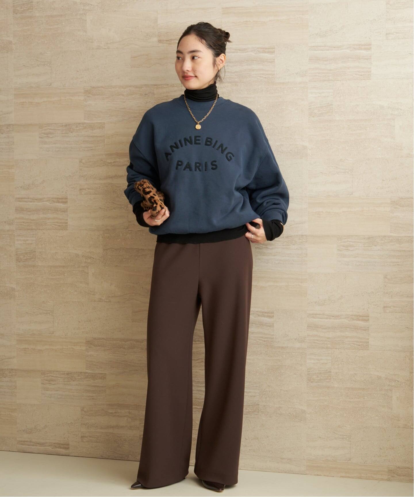 ANINE BING / アニービン JASI SWEATSHIRT PARIS スウェット