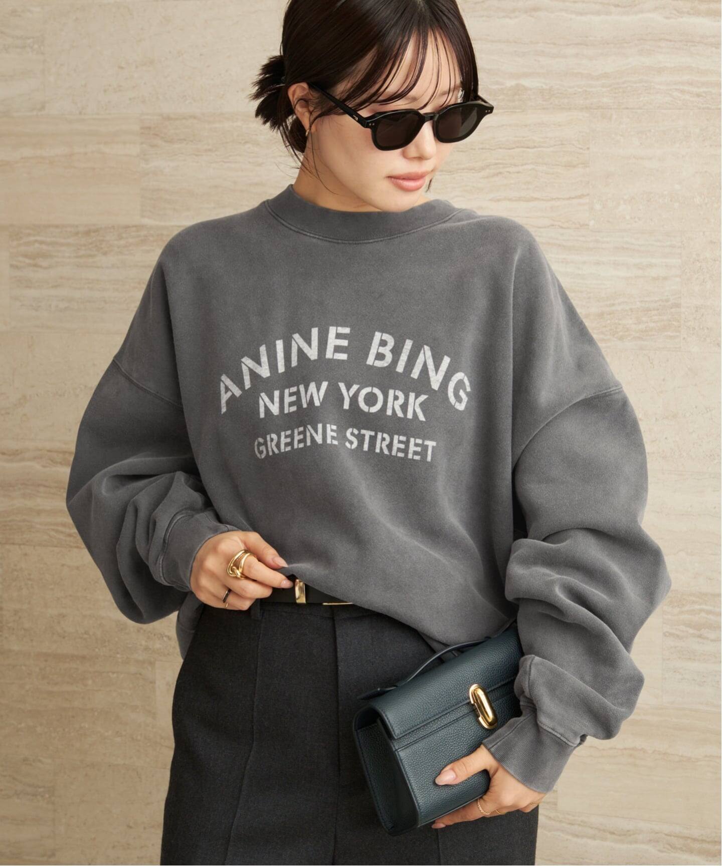 ANINE BING / アニービン MILES SWEATSHIRT NY スウェット（スウェット 