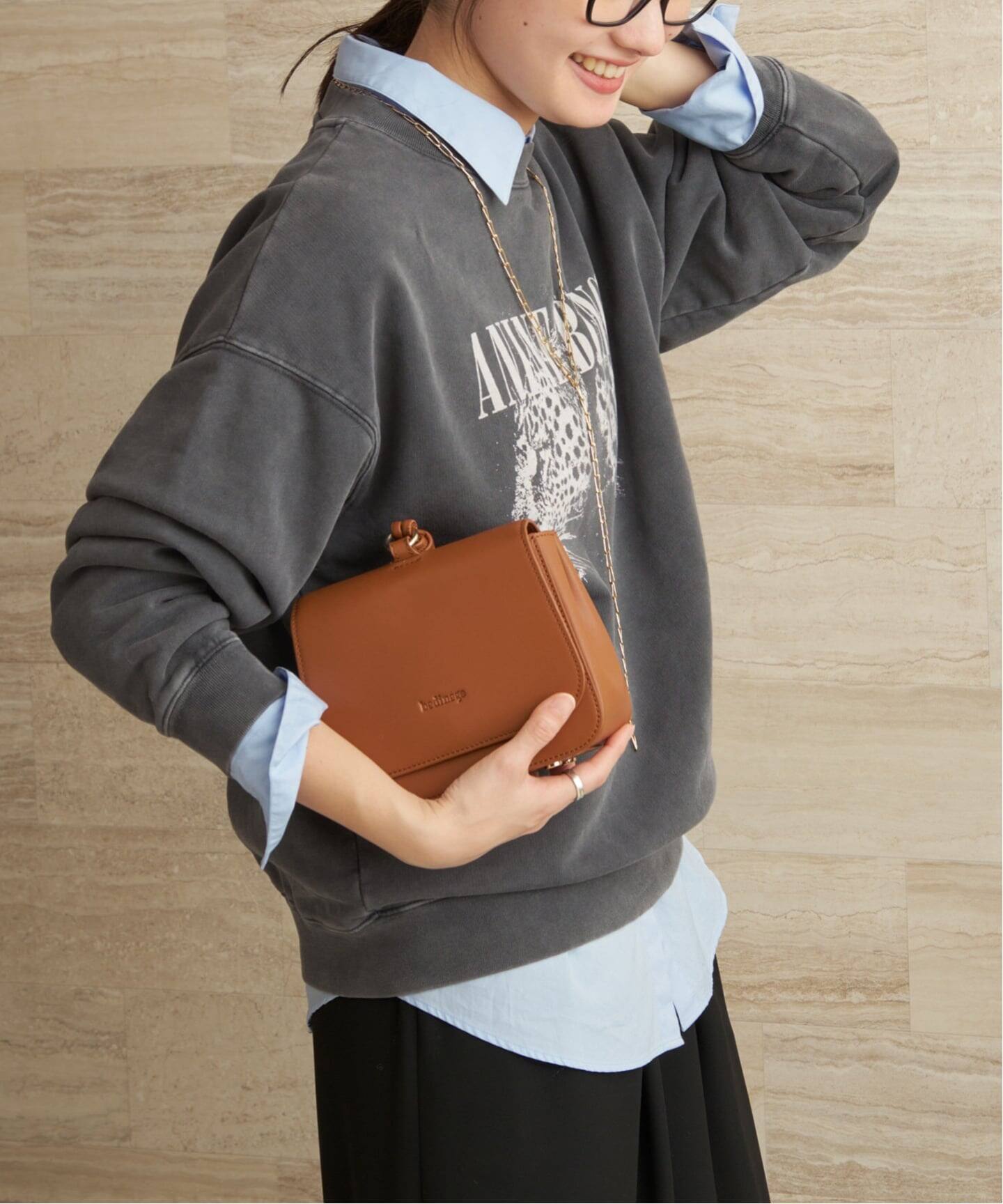 予約》ANINE BING / アニービン SPENCER SWEATSHIRT LEOPARD