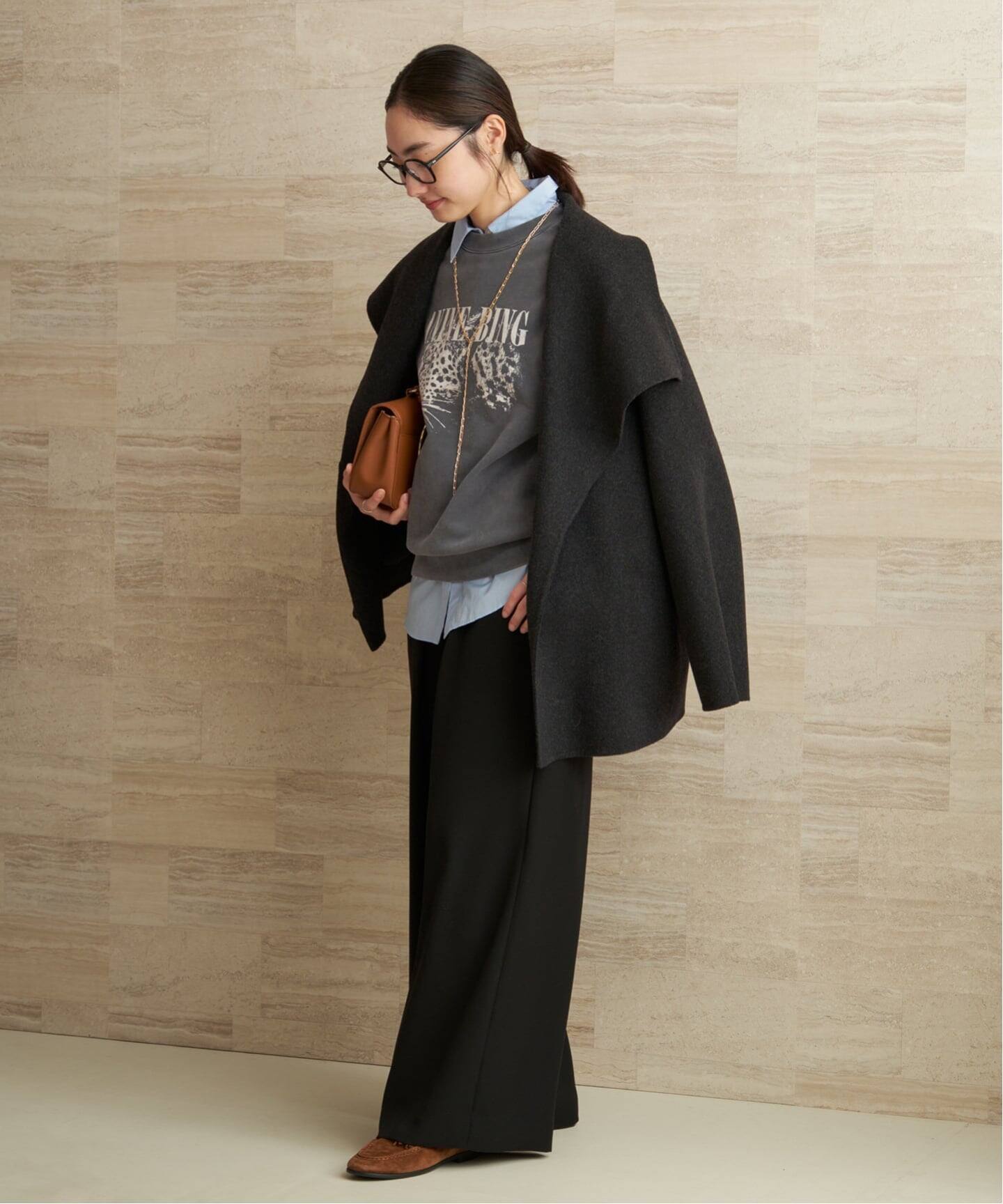 ANINE BING / アニービン SPENCER SWEATSHIRT LEOPARD スウェット
