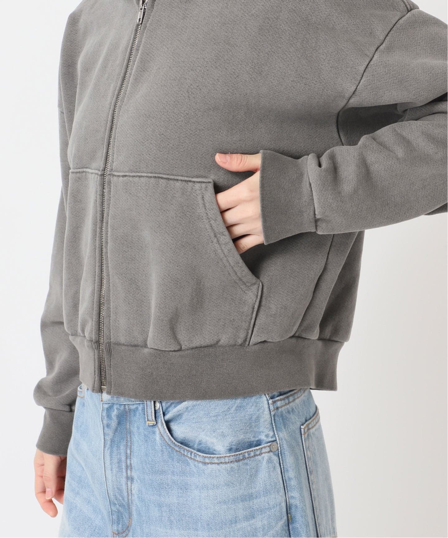 キ*ロ様 【タグ付き新品未使用】Plage ASHER パーカー　グレー　裏起毛 キ*ロ様 【タグ付き新品未使用】Plage ASHER パーカー グレー 裏起毛