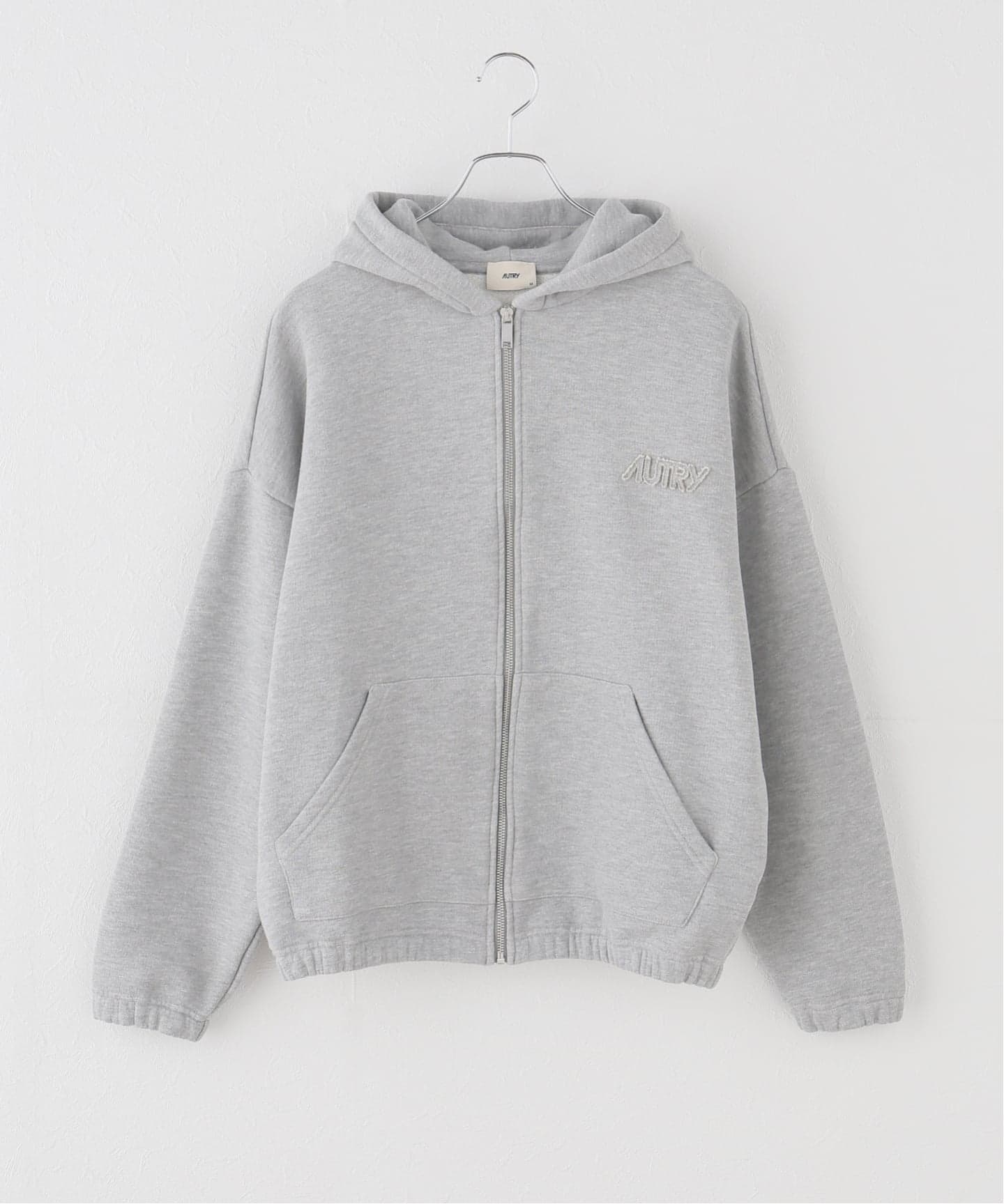 AUTRY グレー ジップアップパーカー AUTRY / オートリー HOODIE ZIP パーカー（パーカー）｜Plage