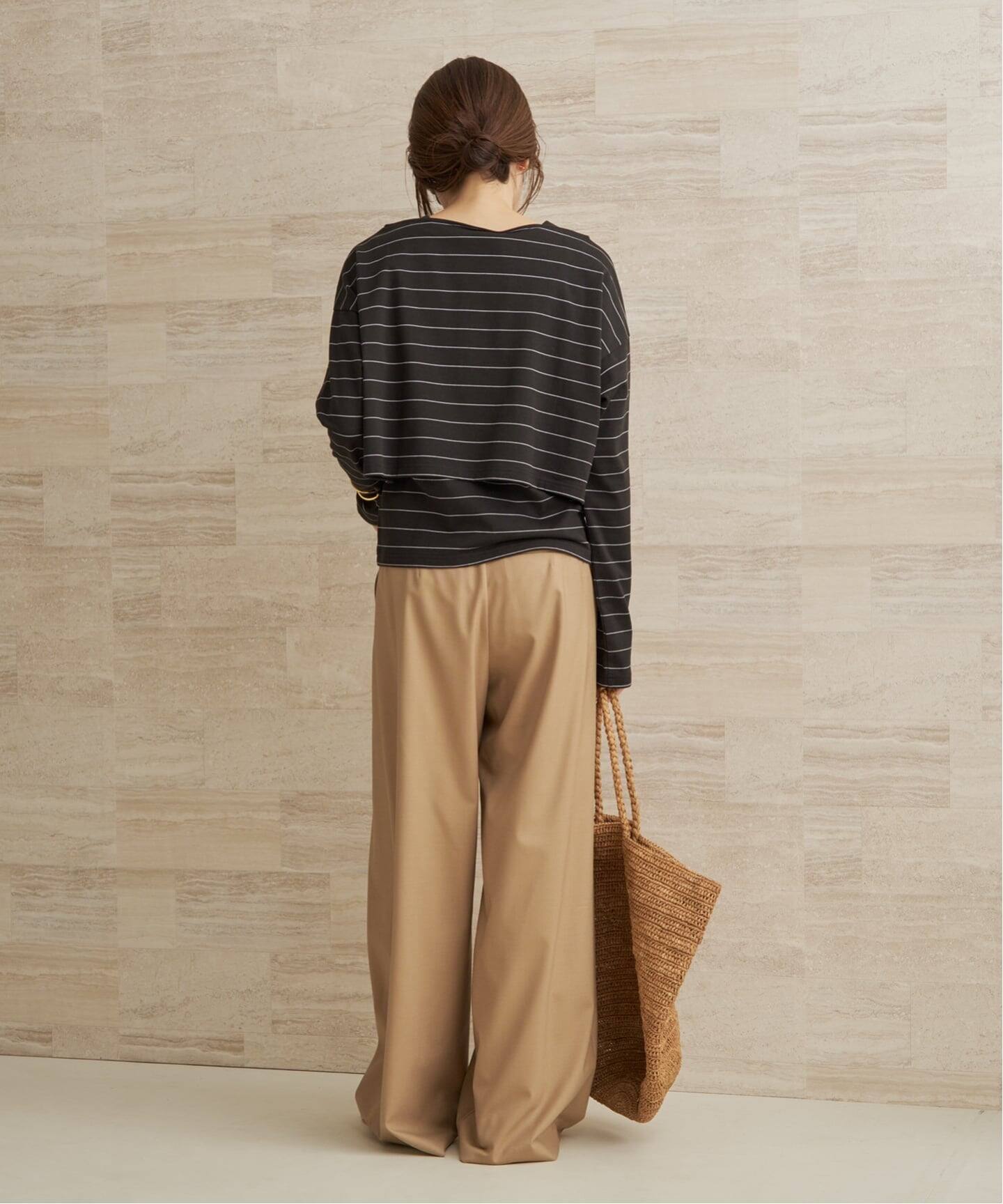 シーオール seeall ベージュストリングブラウス シャツ プラージュ 