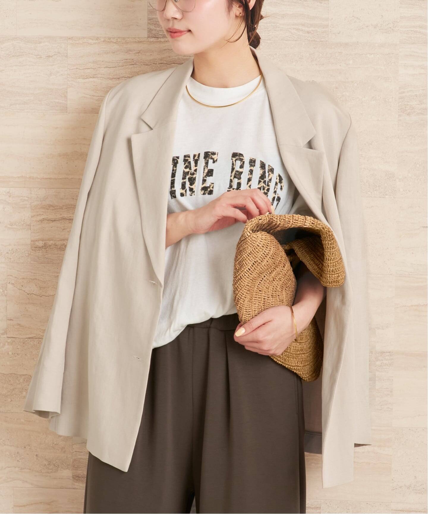 ANINE BING / アニービン WLKER TEE ANINE BING LEOPARD Tシャツ（T 