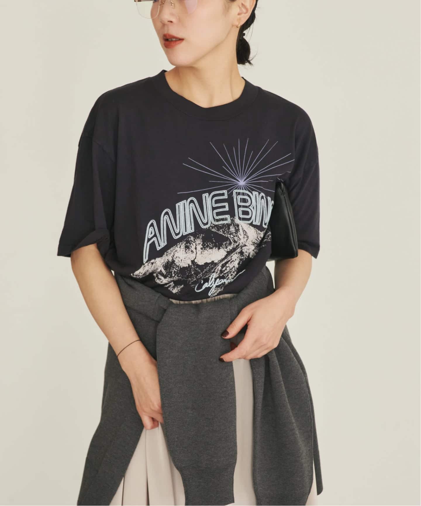 ANINE BING / アニービン WALKER TEE CALIFORNIA Tシャツ（Tシャツ