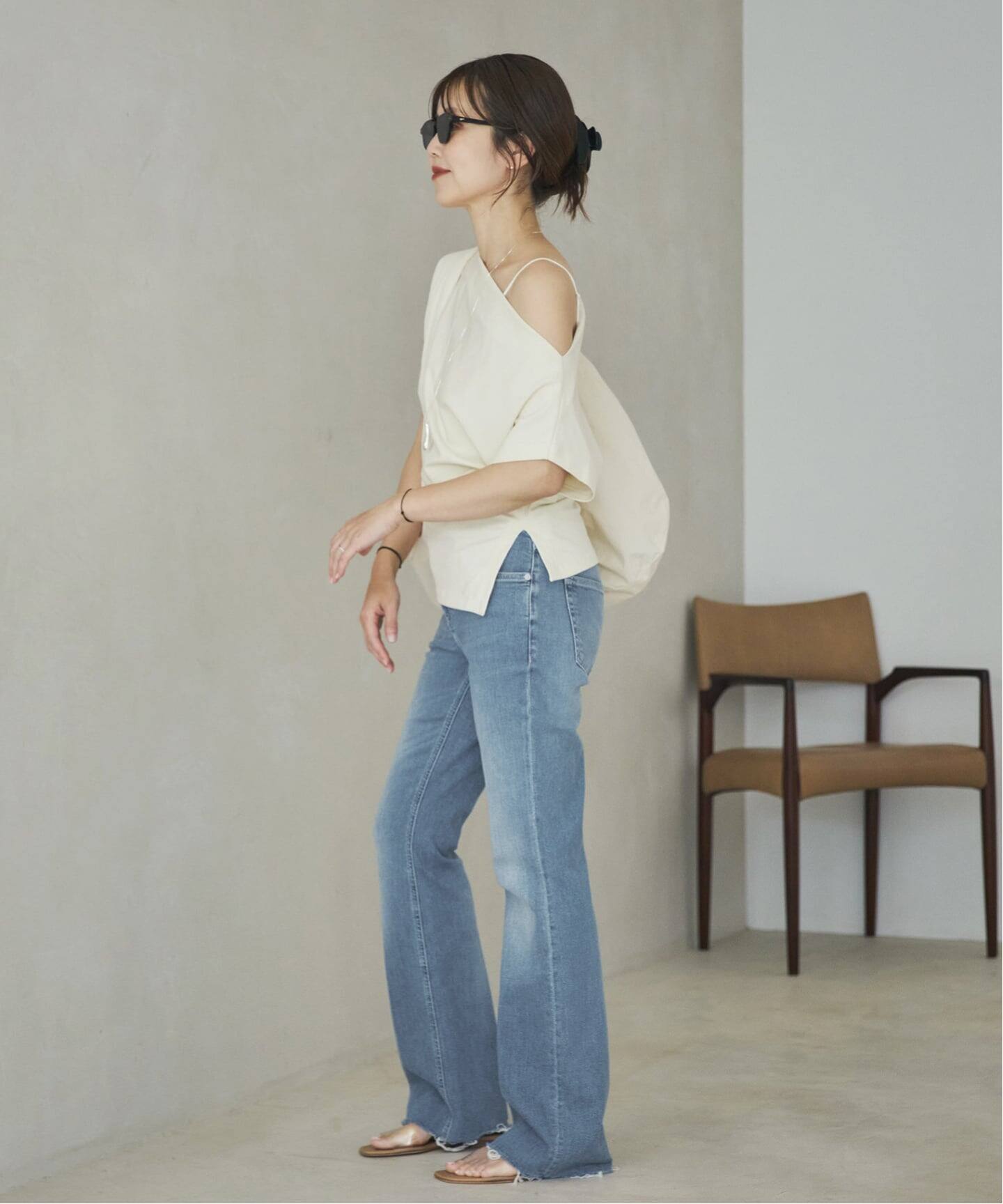 Plage オフショルダートップス　最終お値下げいたしました CLOSED / クローズド Off shoulder トップス（Tシャツ／カットソー