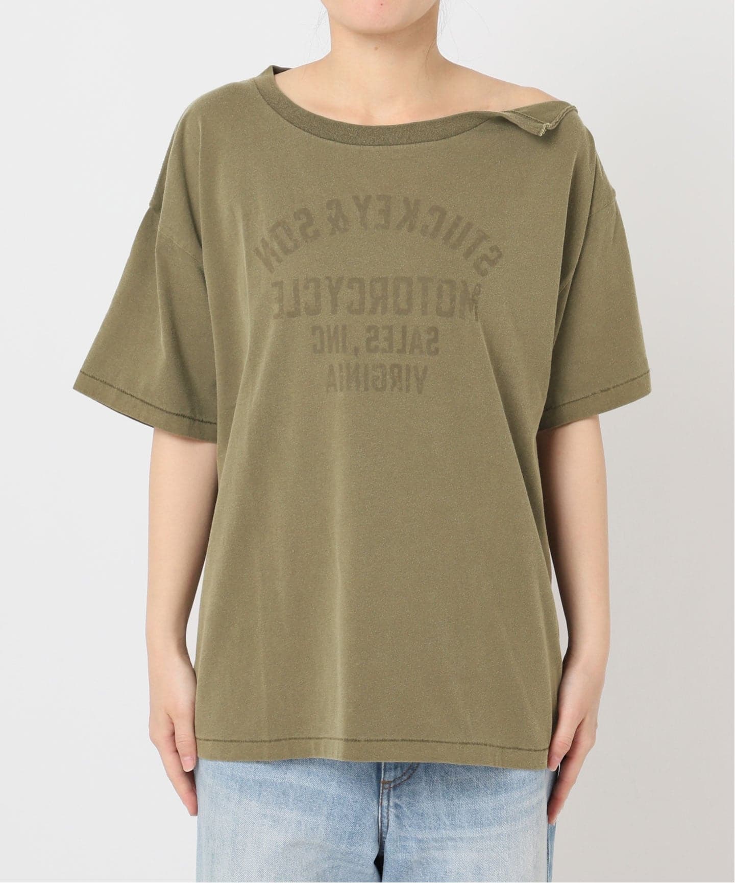 Collegiate Pacific/カレッジエイト パシフィック 別注 CUT DAMEGE T
