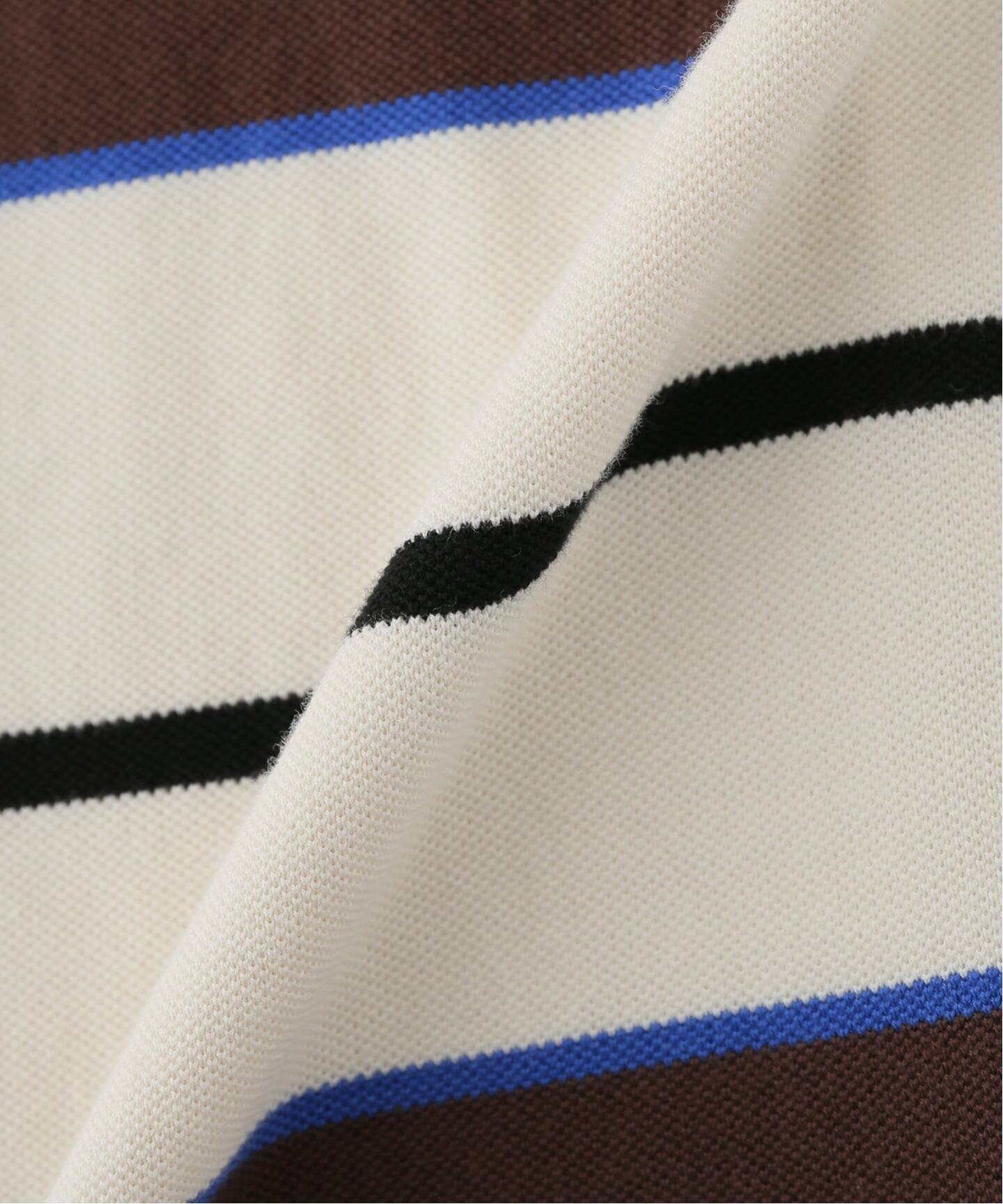 【TanC Tokyo ボーダーカットソー】 TanC TOKYO＞PIQUE BORDER ASYM T―SHIRT/Tシャツ