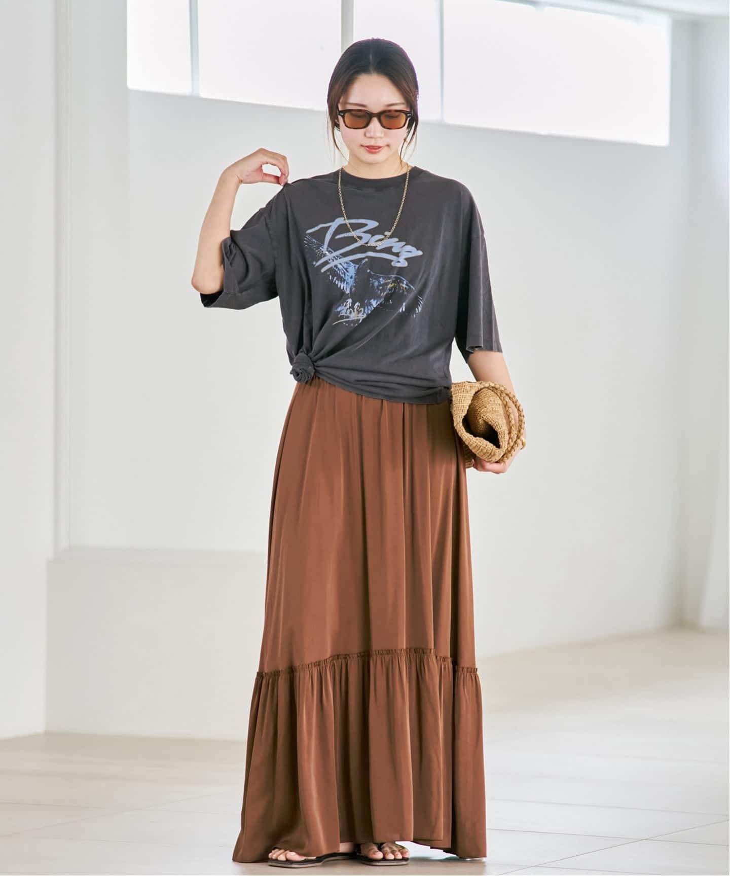 ANINE BING / アニービン KENT TEE EAGLE（Tシャツ／カットソー