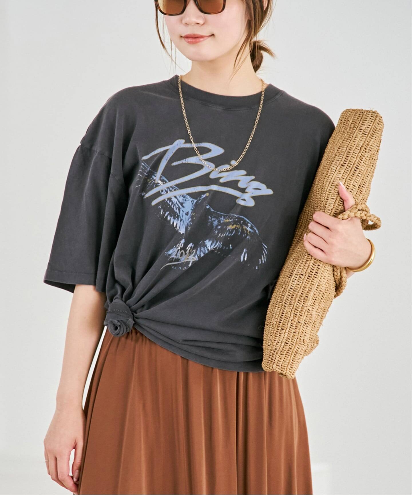 ANINE BING / アニービン KENT TEE EAGLE（Tシャツ／カットソー