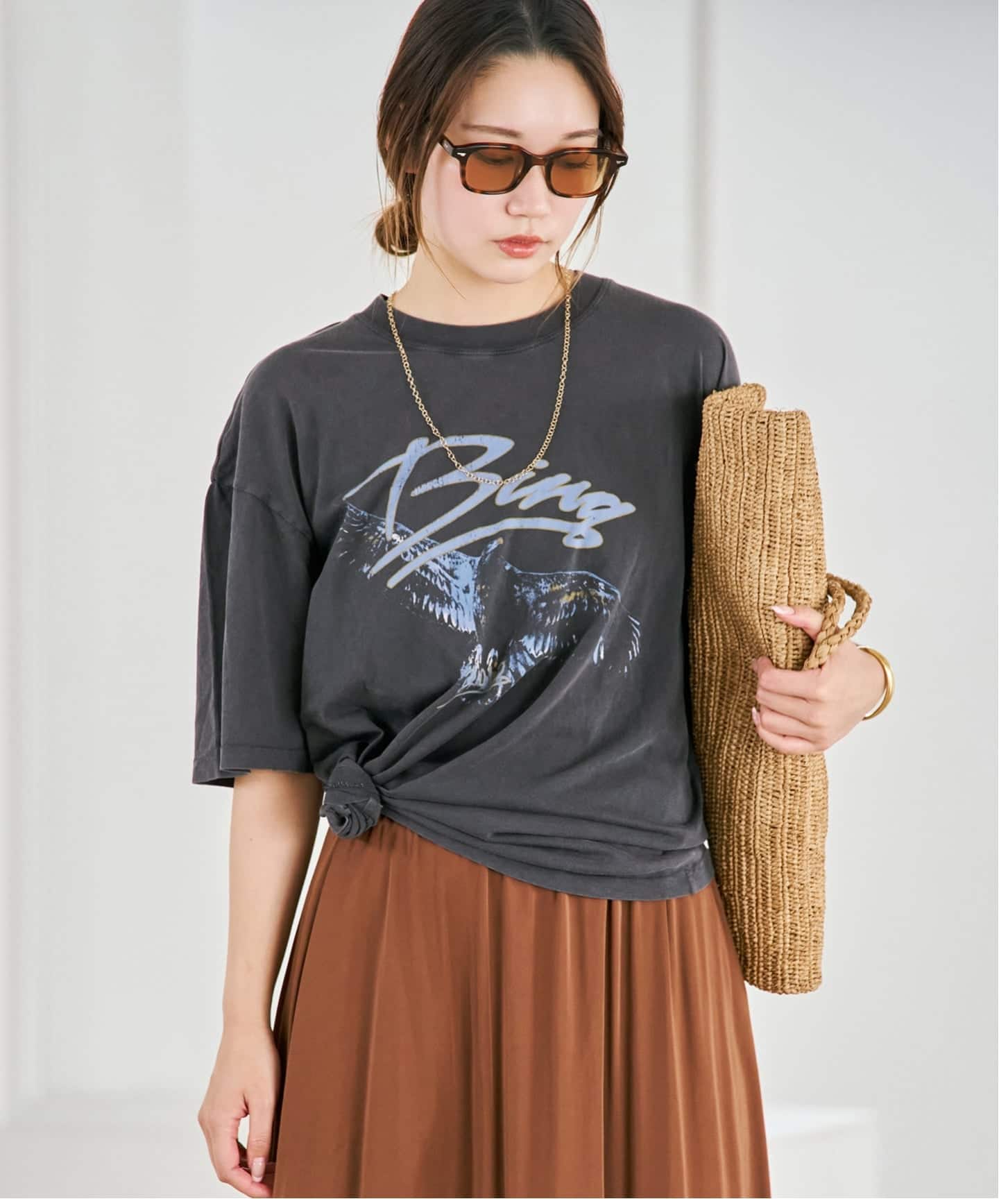ANINE BING / アニービン KENT TEE EAGLE（Tシャツ／カットソー