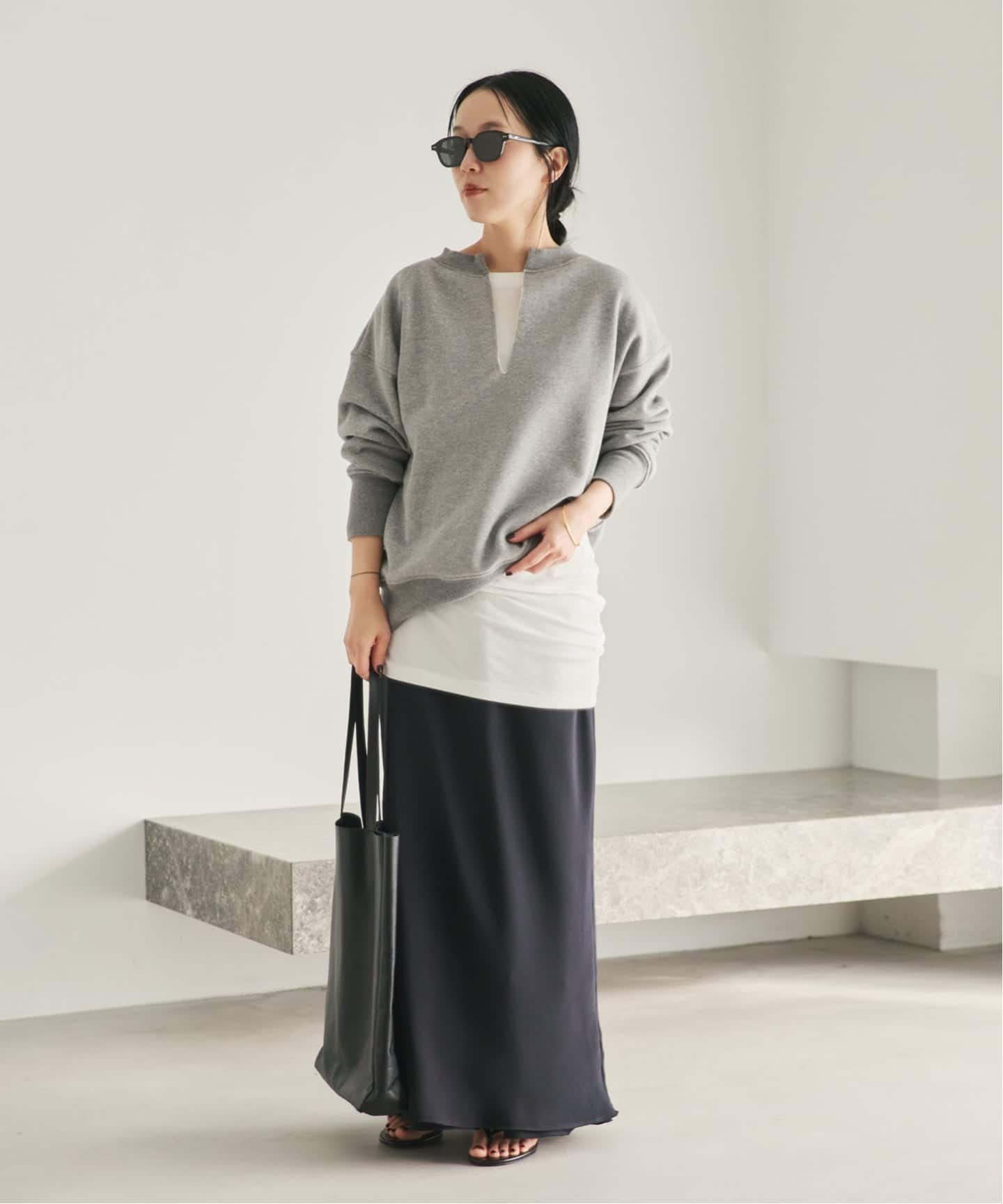 PROTAGONISTA / プロタゴニスタ 別注 SLIT NECK スウェット