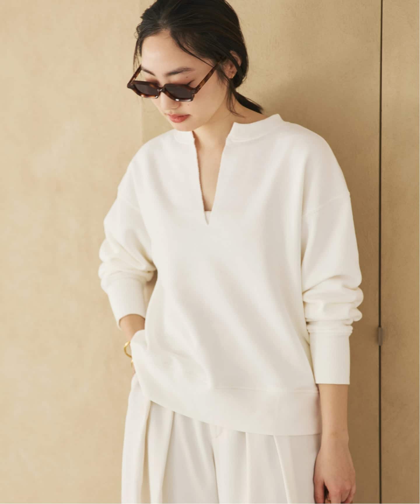 PROTAGONISTA / プロタゴニスタ 別注 SLIT NECK スウェット