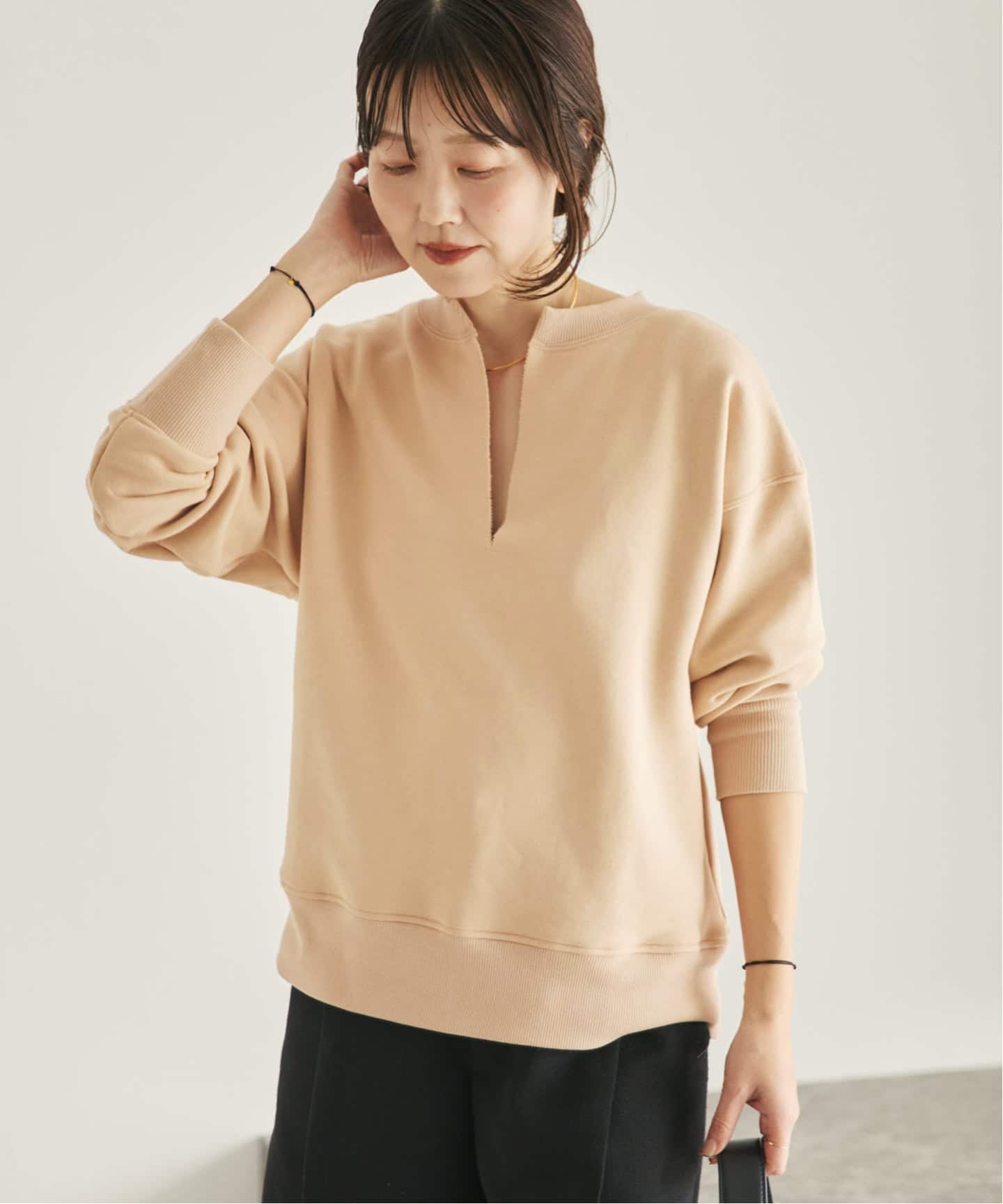 PROTAGONISTA / プロタゴニスタ 別注 SLIT NECK スウェット