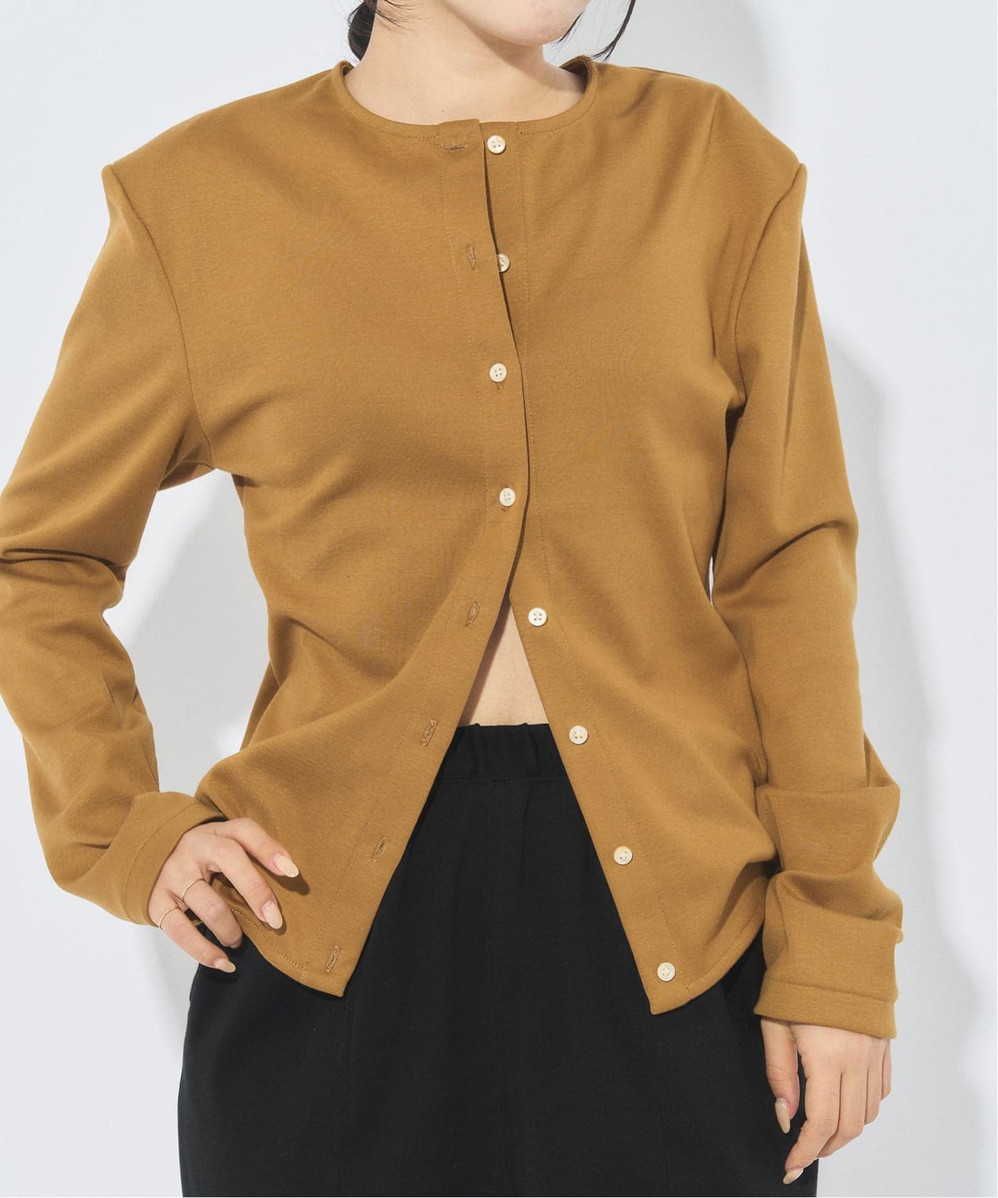 Plage PAN / パン 別注 SHOLDER カーディガン PAN / パン 別注 SHOLDER カーディガン（カーディガン）｜Plage