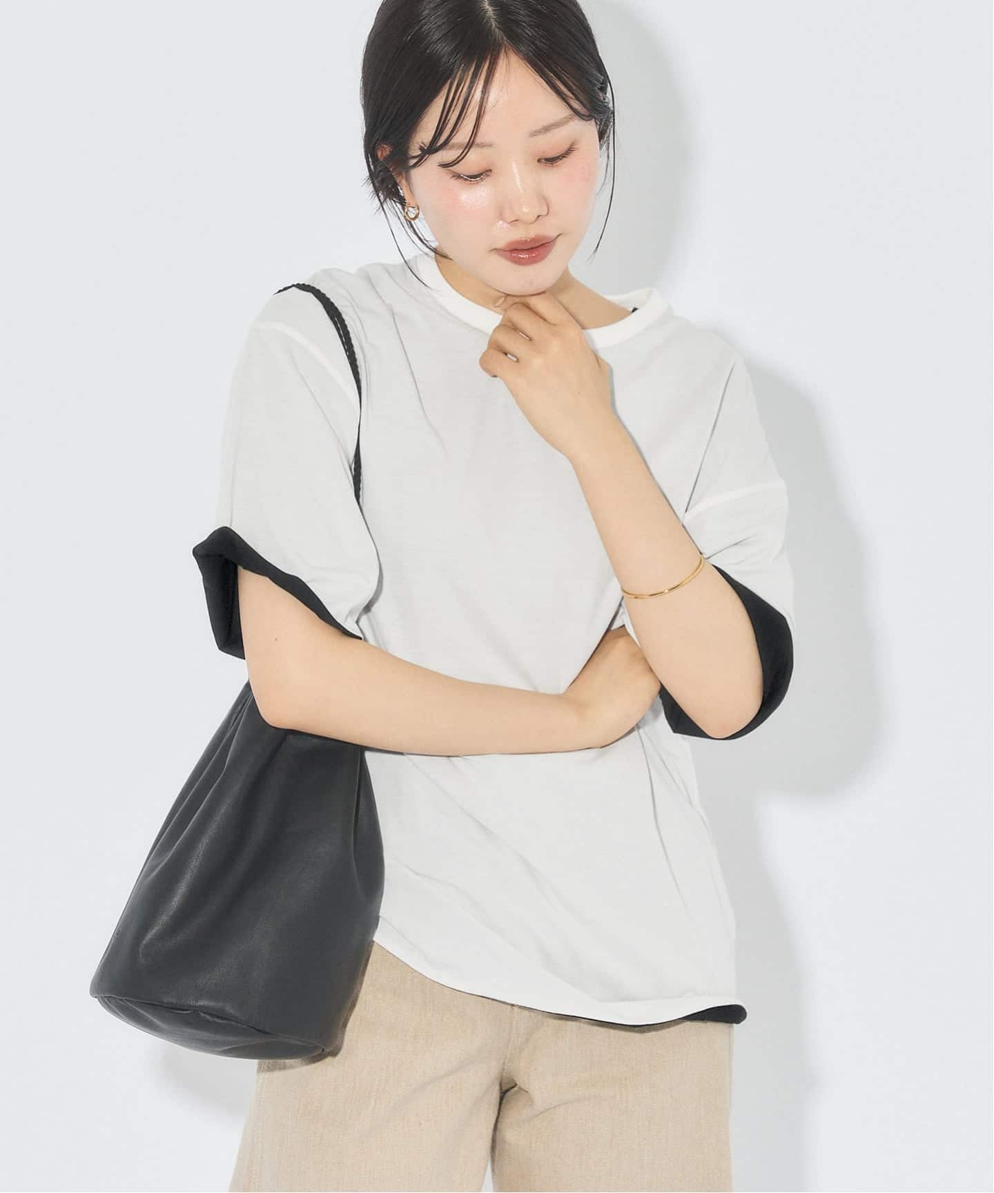 pan Tシャツ　plage PAN / パン 別注 REVERSIBLE Tシャツ（Tシャツ／カットソー）｜Plage
